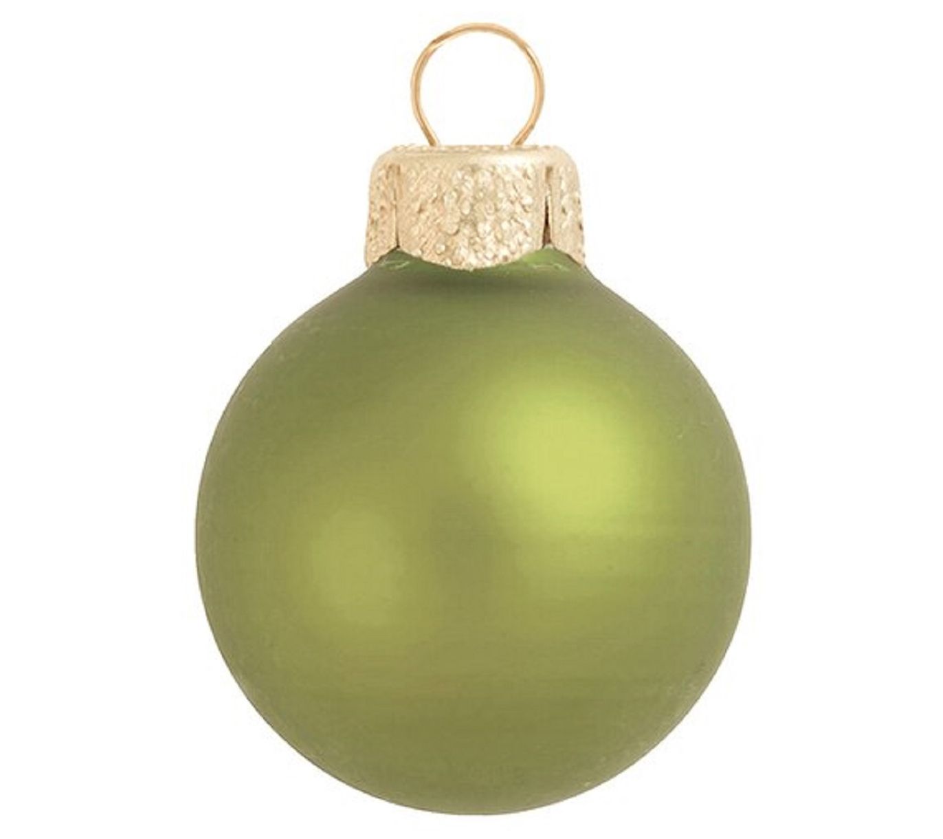 Whitehurst 12-Pc Set of 2.75" Glass Ornaments,atte Finish