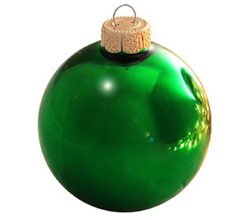 Whitehurst 40-Piece 1.25" Glass Ornament Set, Shiny Finish