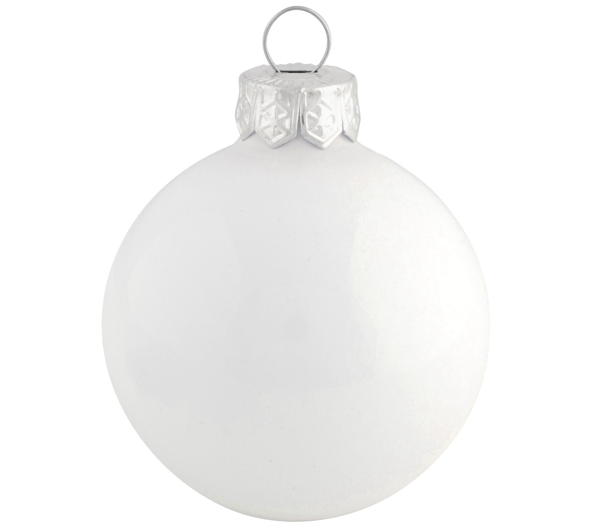 Whitehurst 40-Piece 1.25" Glass Ornament Set, Shiny Finish