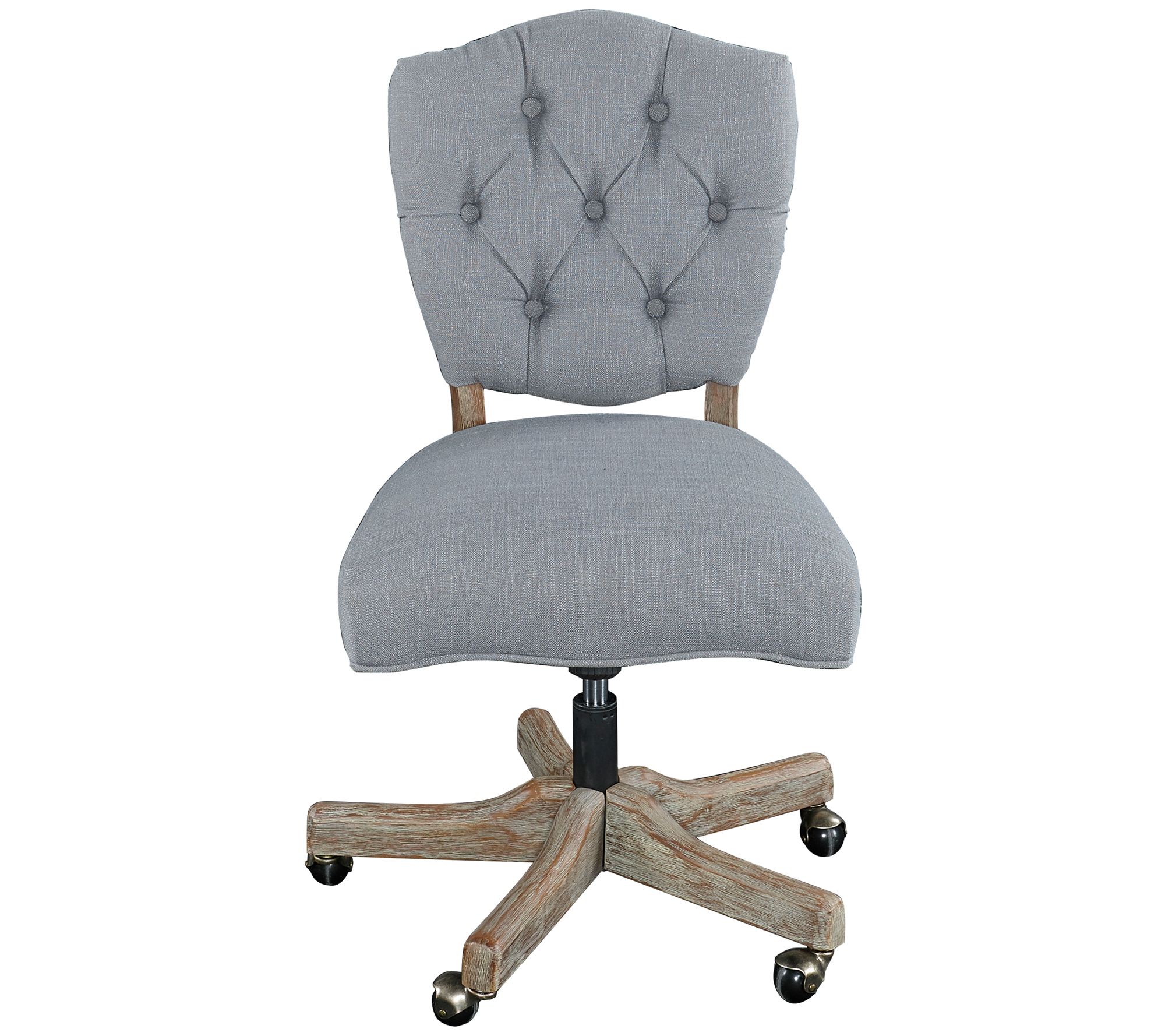 Linon Home Leslie Comfrotable Vintage Style Home Office Chair - QVC.com