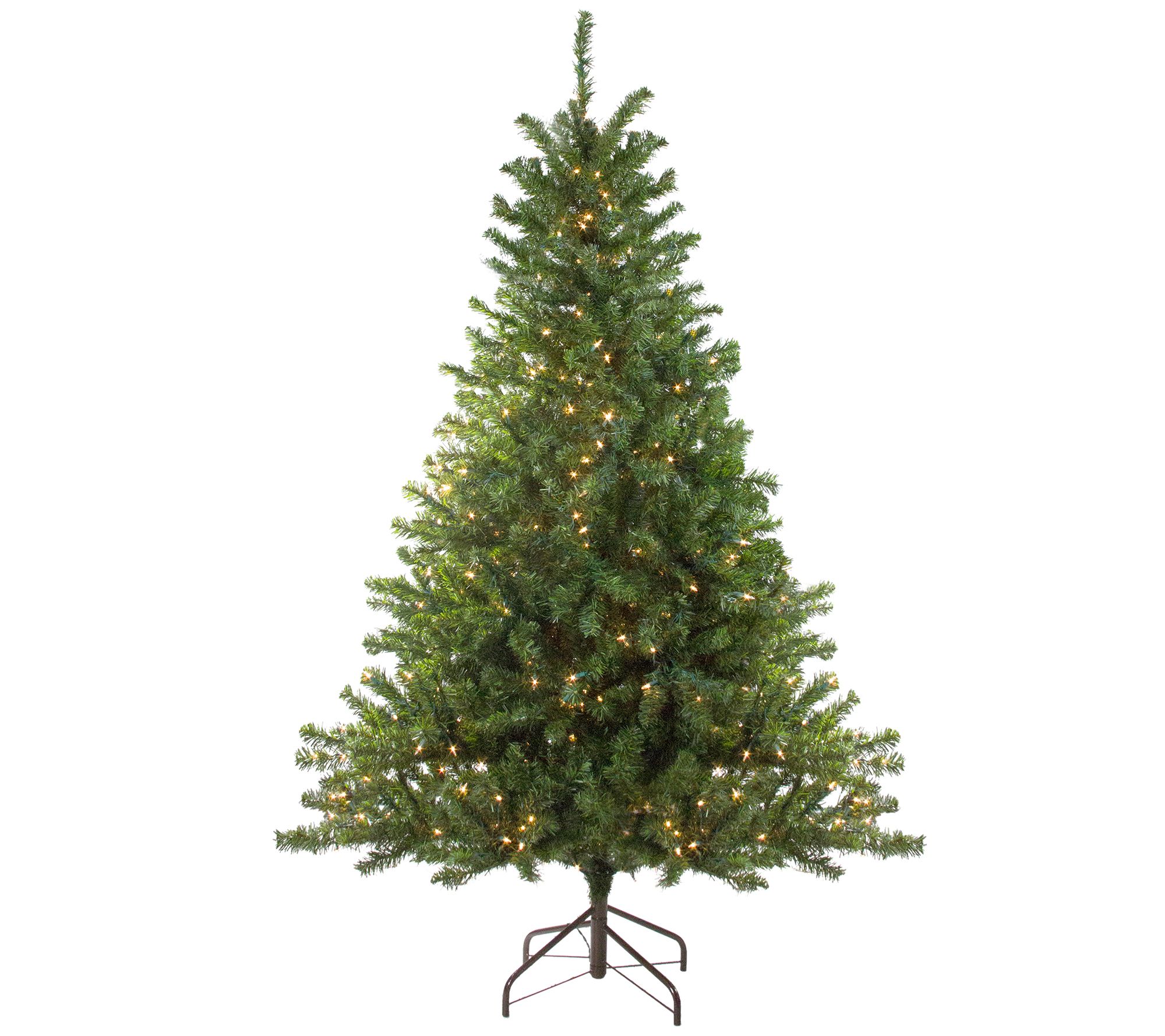 Northlight 8' Med Canadian Pine Faux Tree - Clear Lights