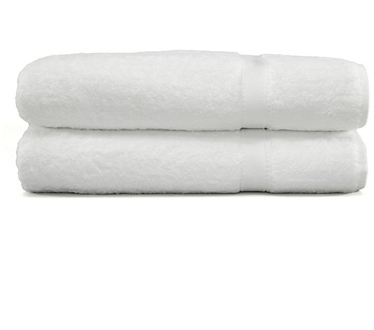 Linum Home Textiles 100% Cotton Terry Bath Sheets (Set of 2)