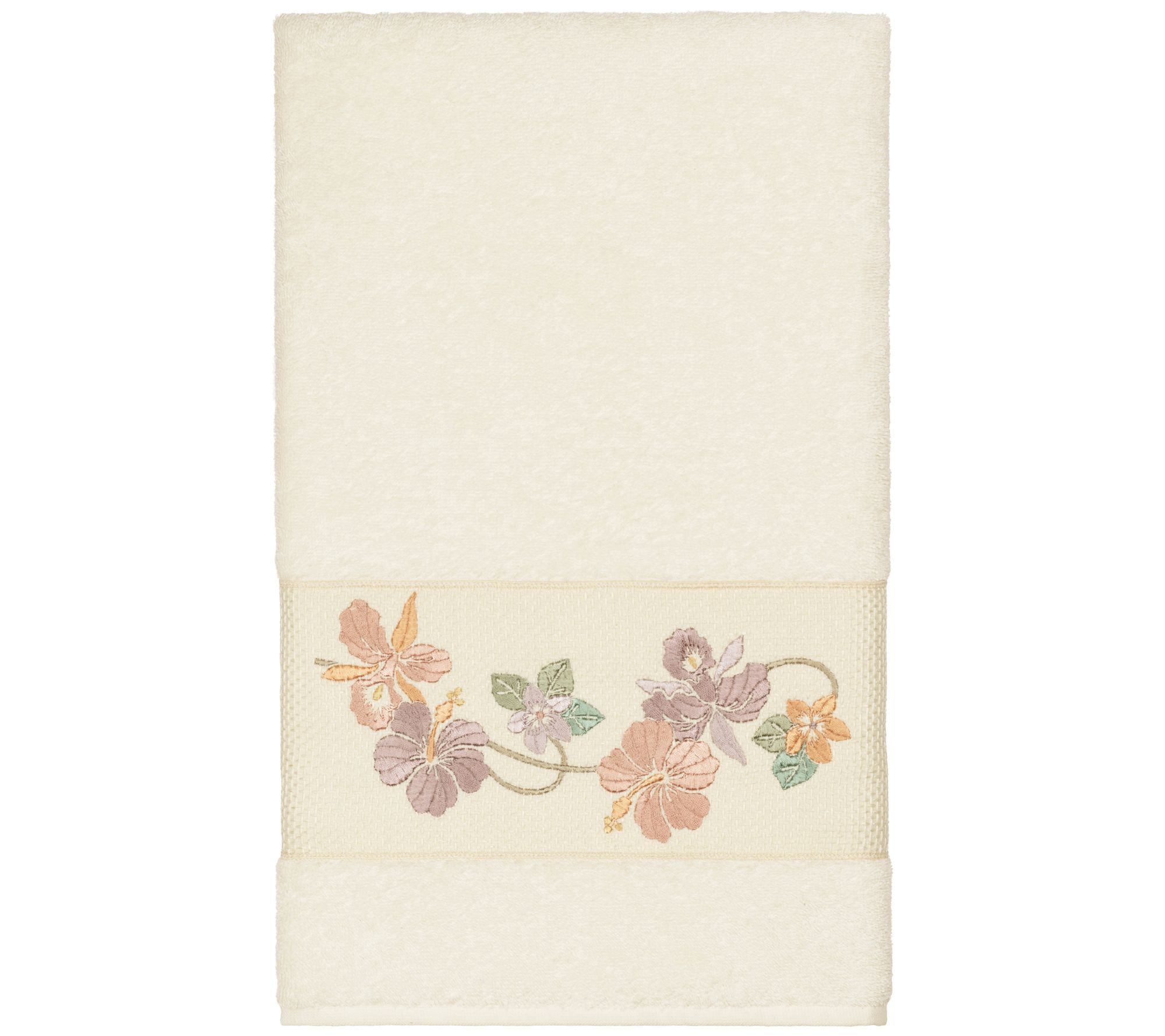 Linum Home Textiles Caroline Embellished Bath Towel