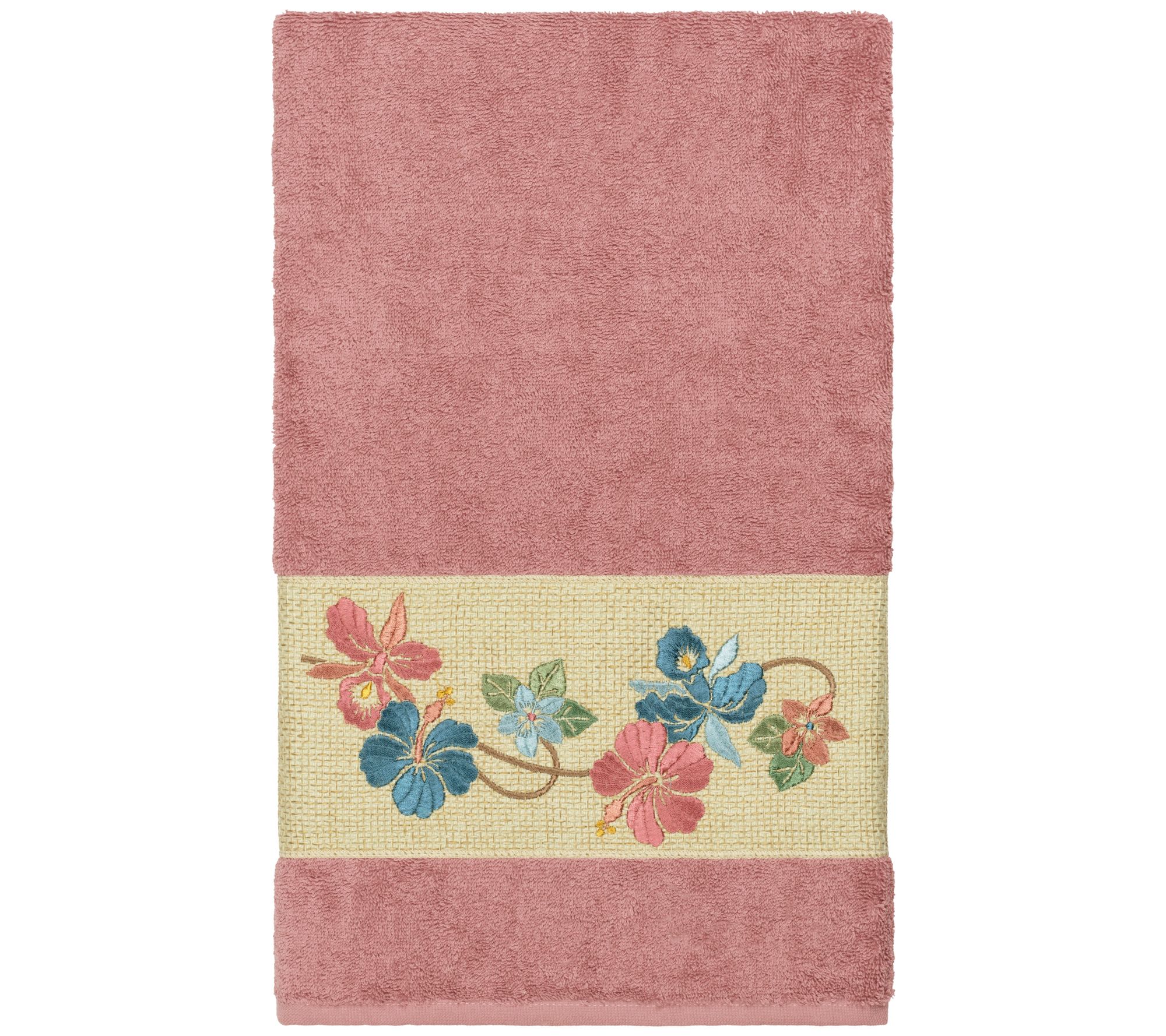 Linum Home Textiles Caroline Embellished Bath Towel