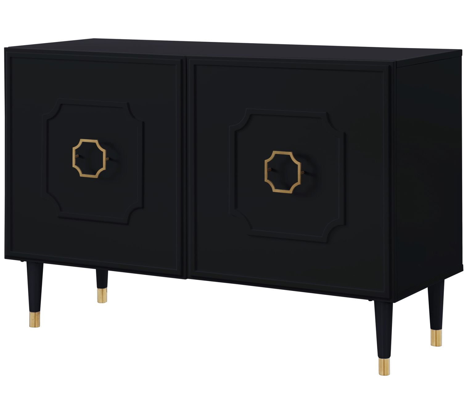 2 Door Sideboard/Buffet Stainless Steel Handleand Leg Tip