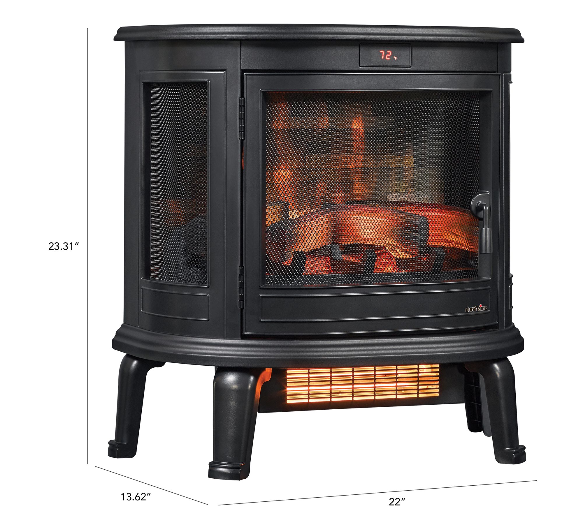 Duraflame Infragen Dual Heat Fireplace Heater &Remote