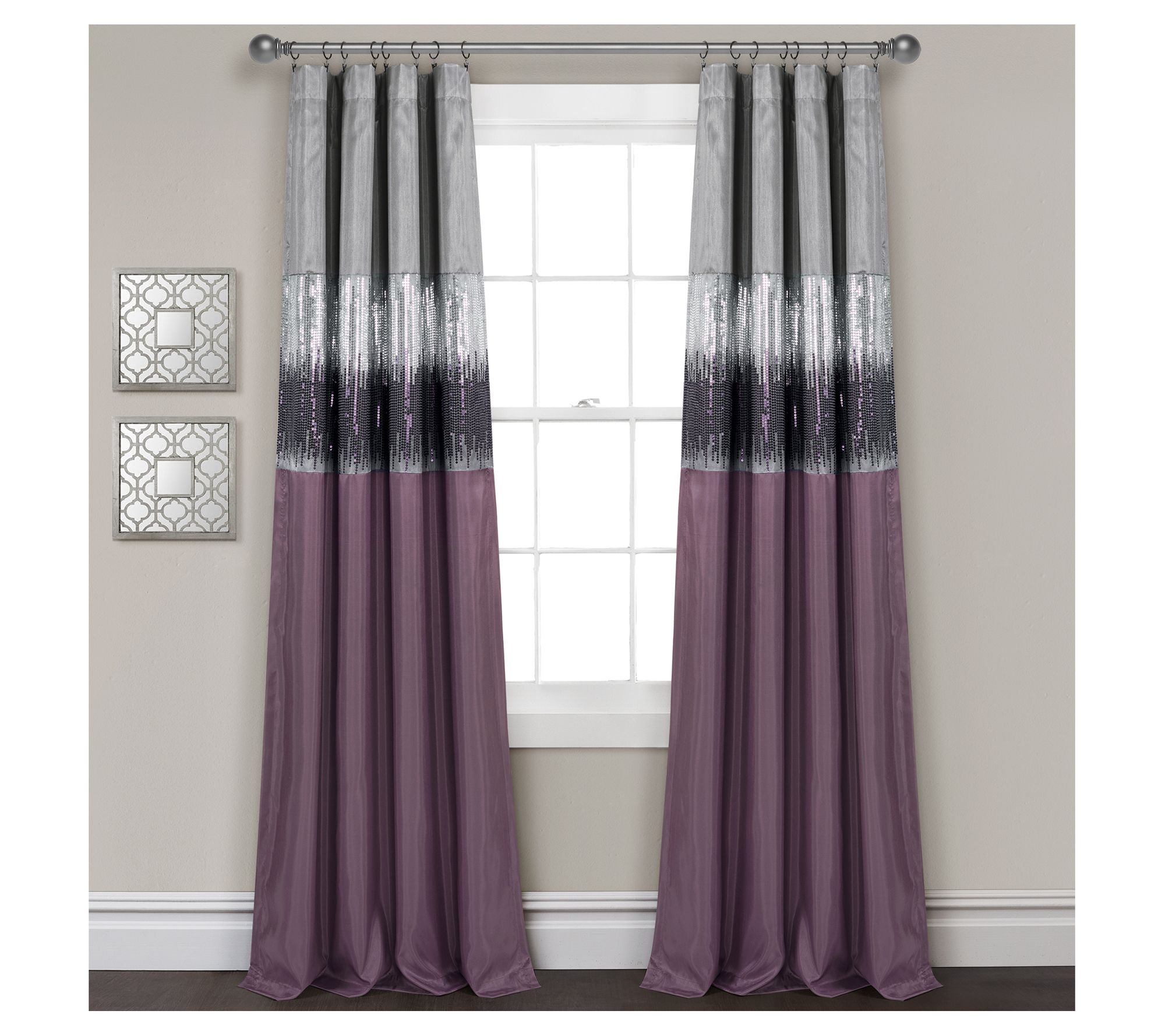 Night Sky Blackout Window Curtain Single42X84 by Lush Decor