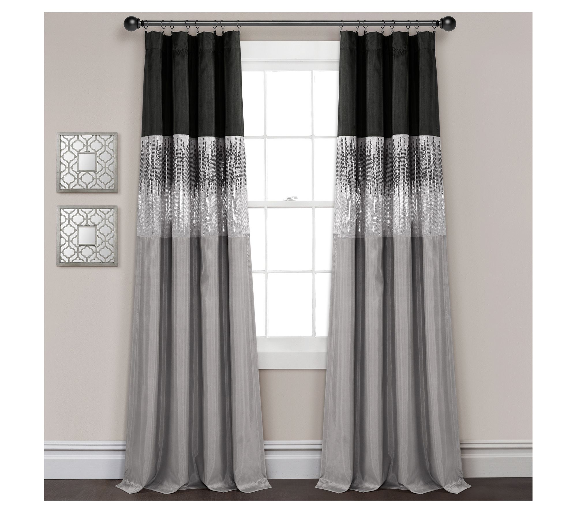 Night Sky Blackout Window Curtain Single42X84 by Lush Decor