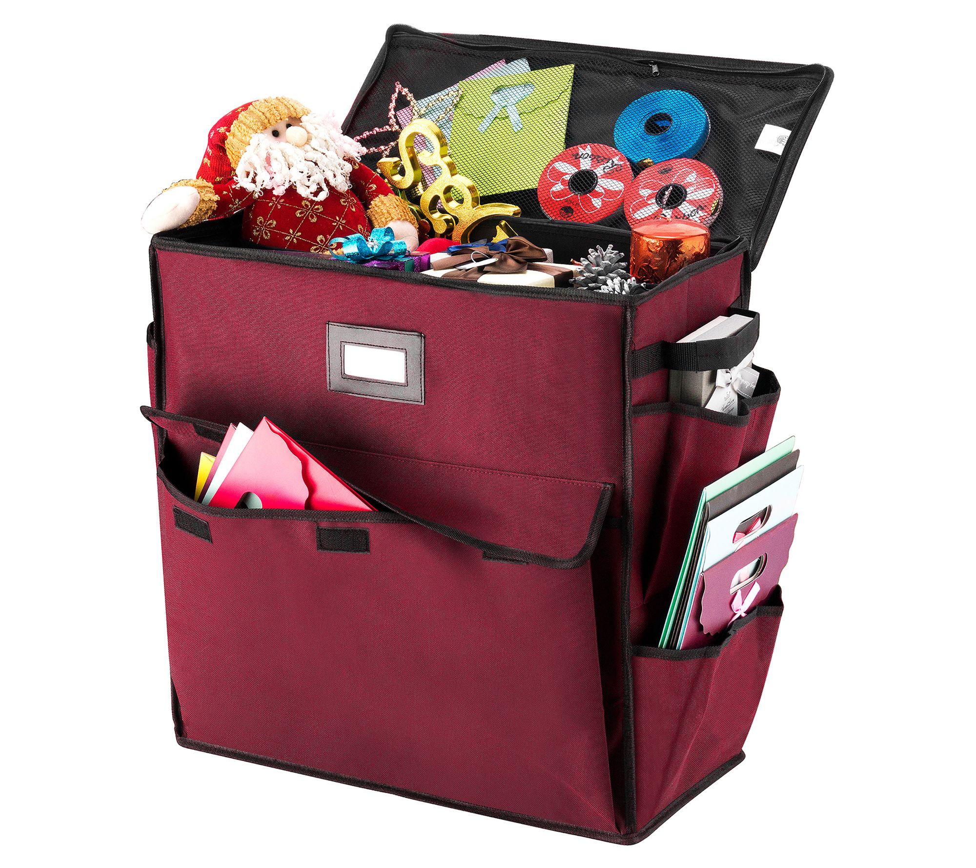 Gift Bag Organizer 20 Storage Tote with 4 Pockets 