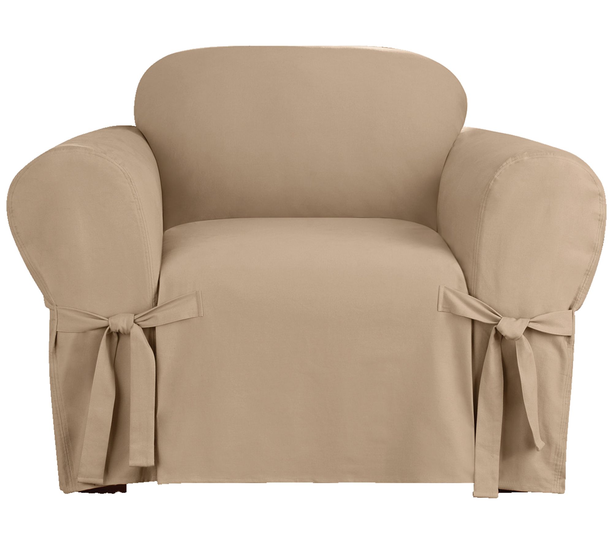 SureFit Heavy Weight Cotton Canvas 1 Pc Chair Slipcover
