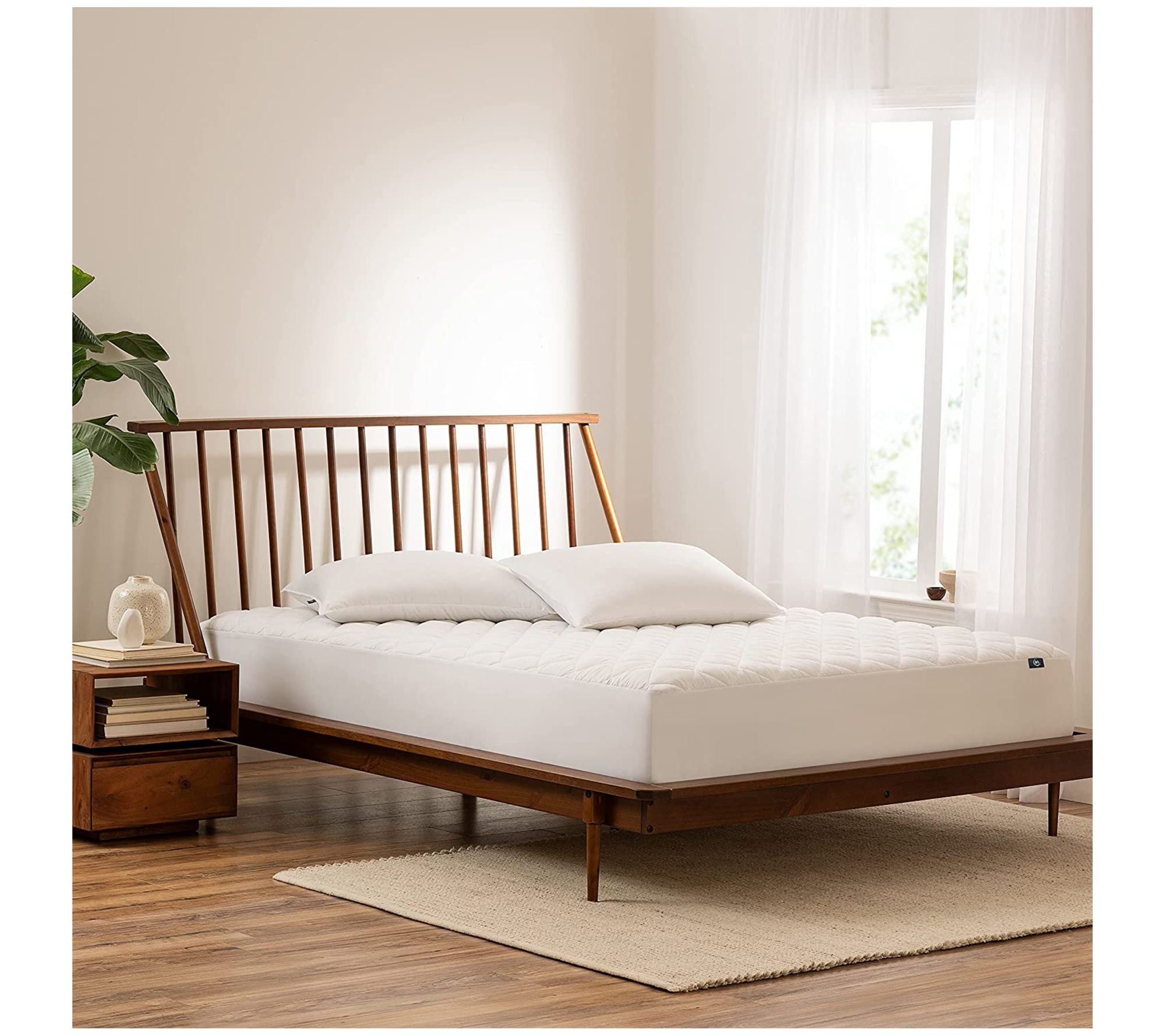 Serta Power Clean Max Action Queen Mattress Pad