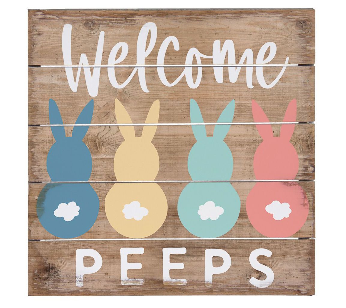 Sincere Surroundings 8" Welcome Peeps Pallet Petite