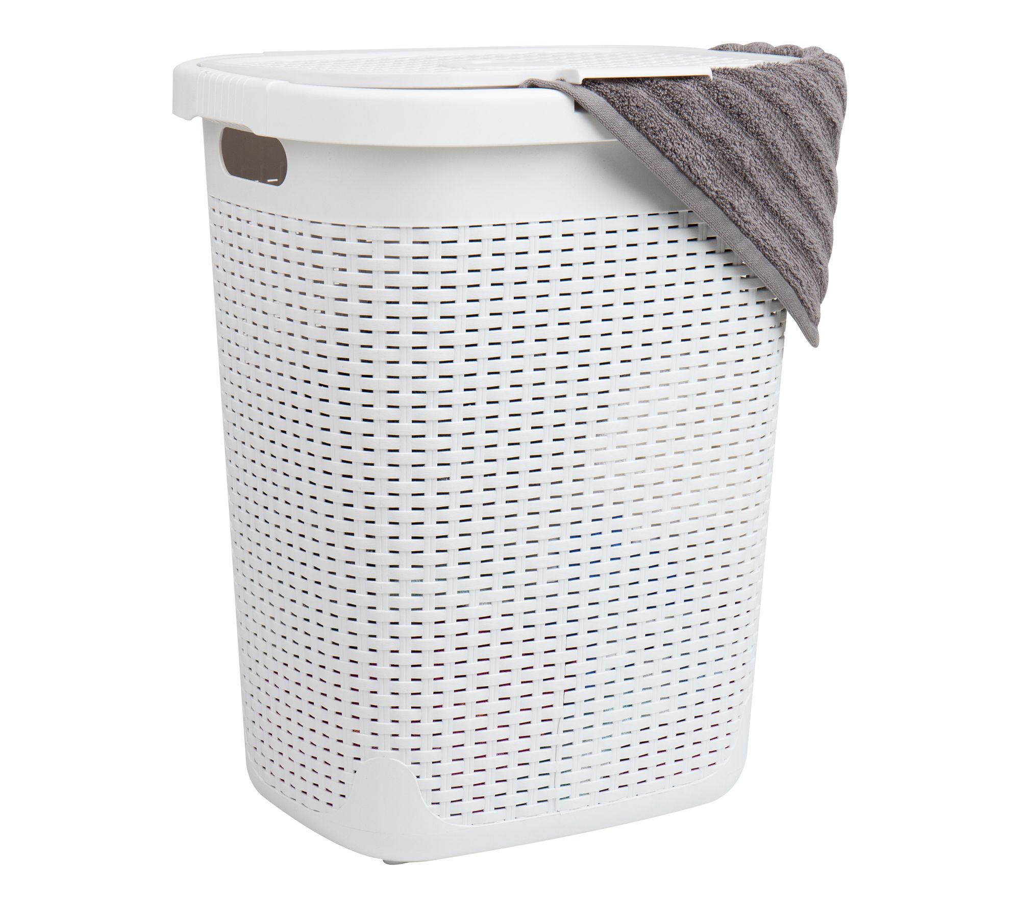 Mind Reader 50L Slim Laundry Hamper w/ Lid