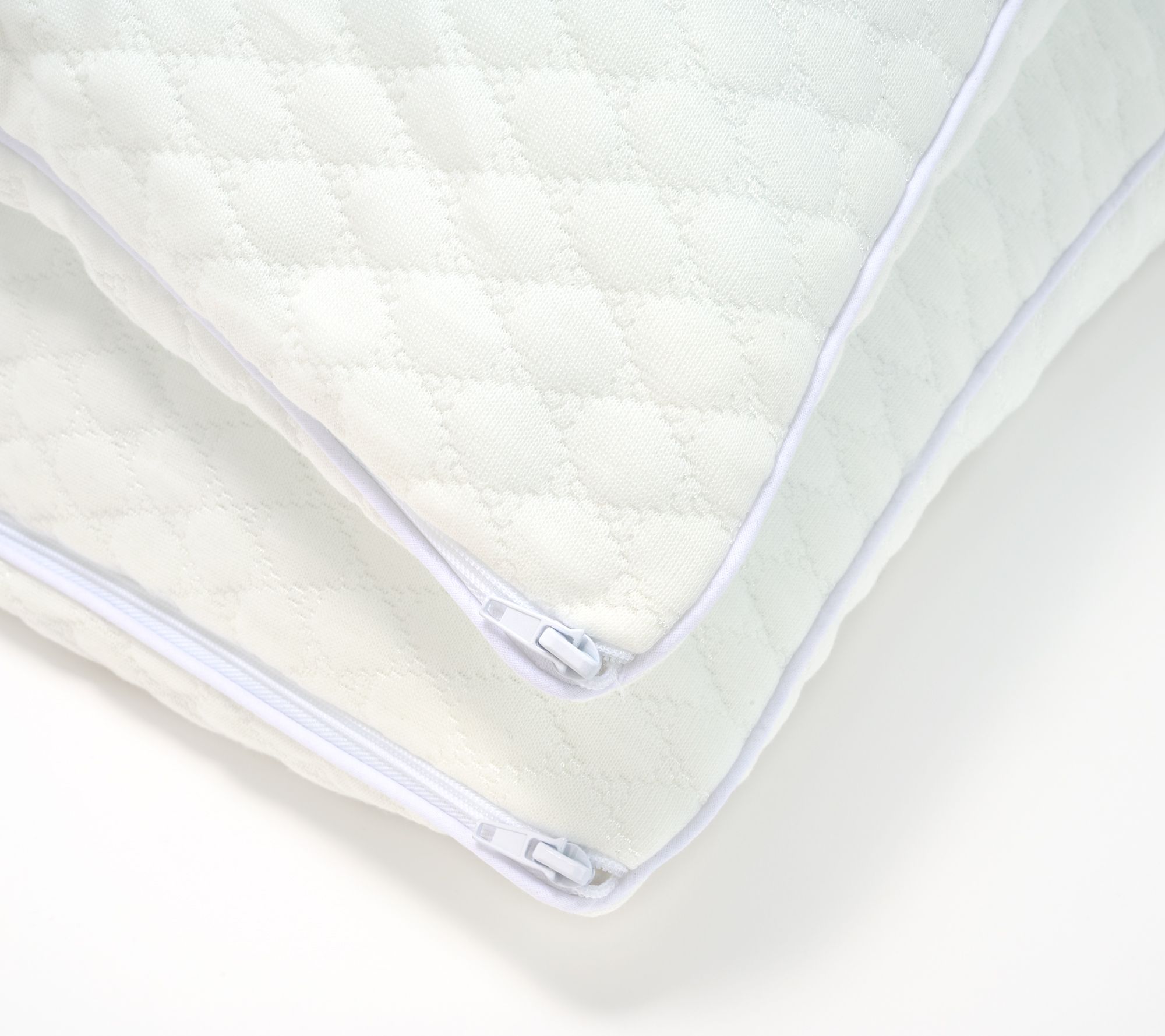 "As Is" Home Reflections Set of 2 Cluster Memory Foam Pillows Std/Qn