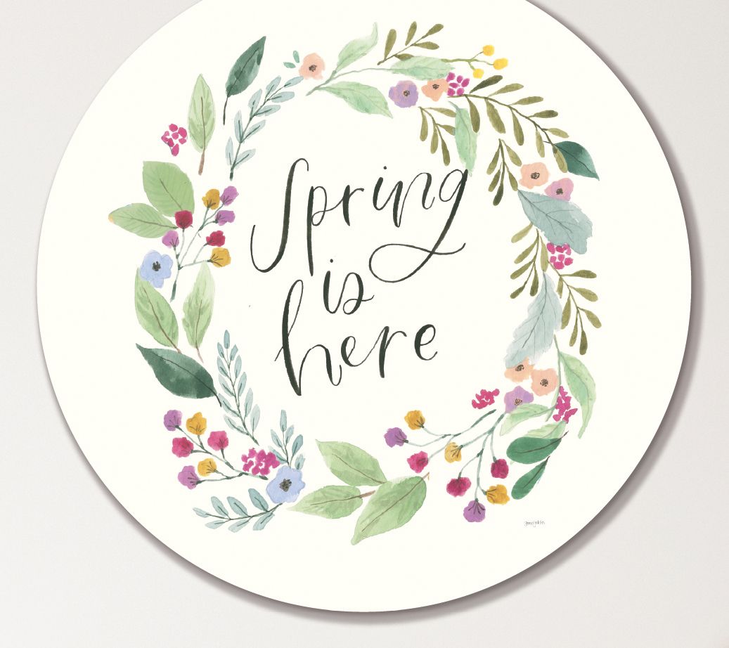 Courtside Market Spring Is Here I 12x12 Circular Artboard