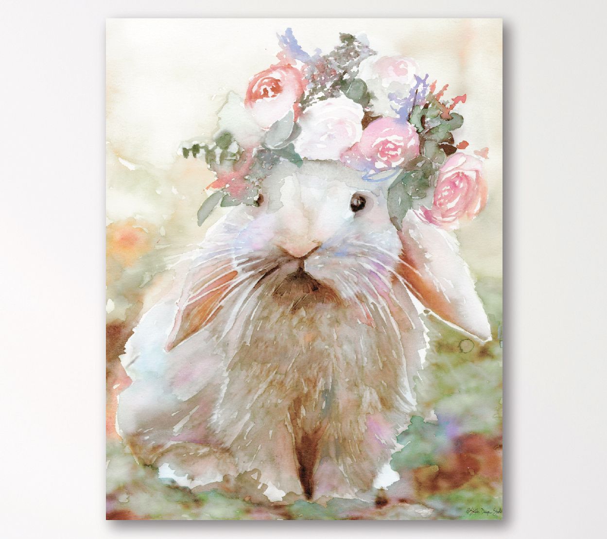 Courtside Market Bunny Sophie 20x24 Canvas WallArt