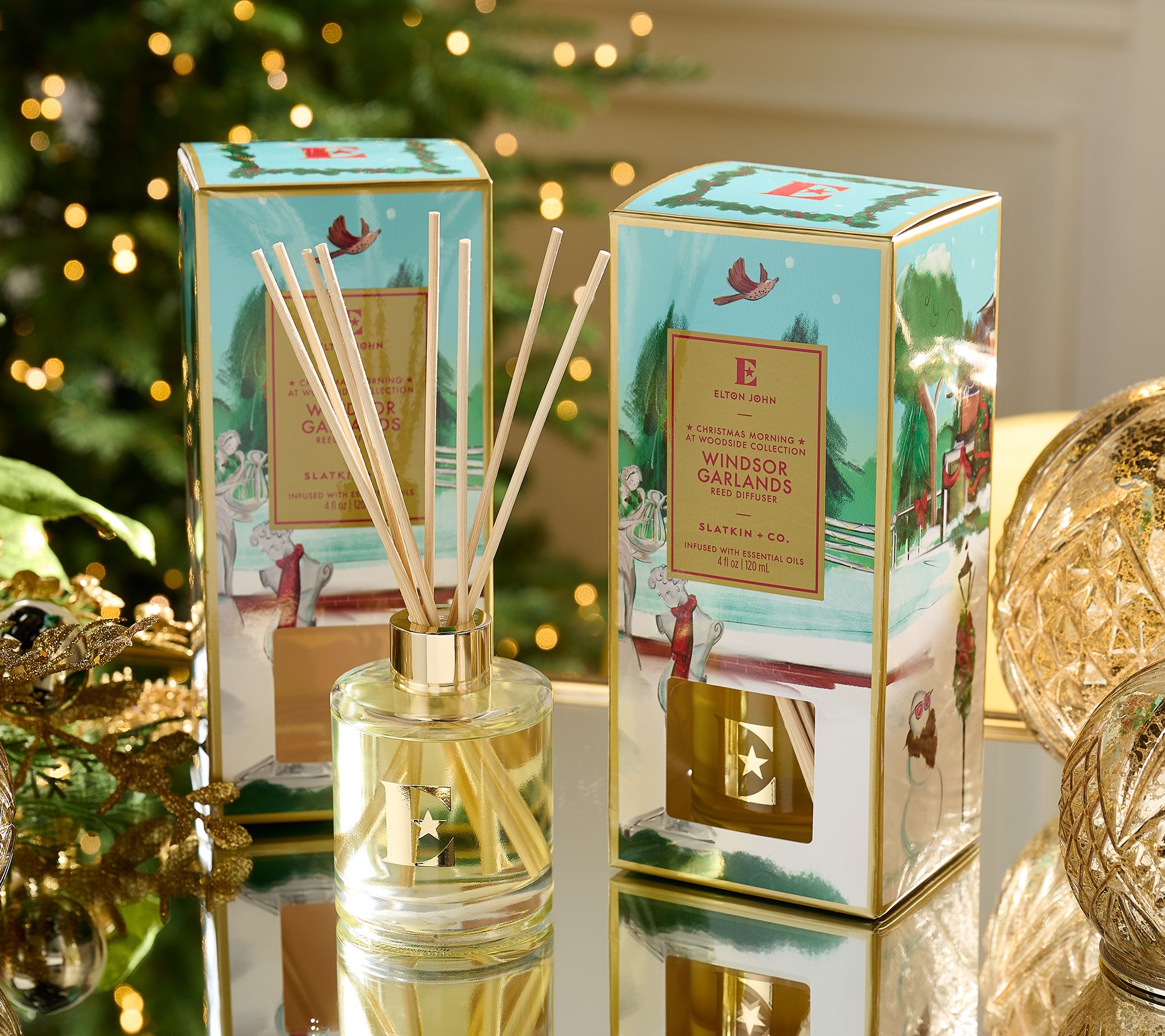 Elton John x Slatkin + Co. S/2 Reed Diffusers - Windsor Garland
