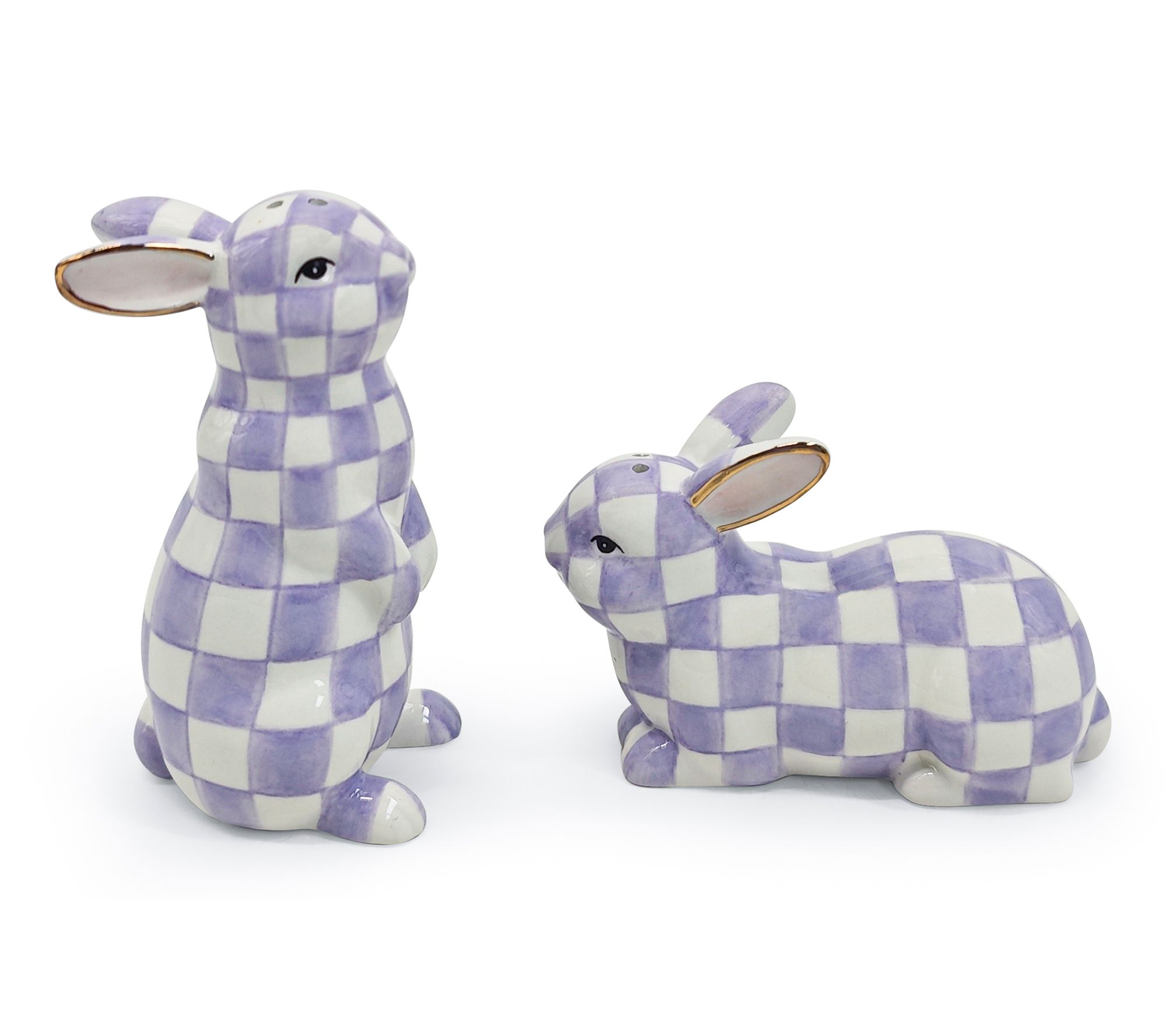 MacKenzie- Childs Bunny Salt & Pepper Set