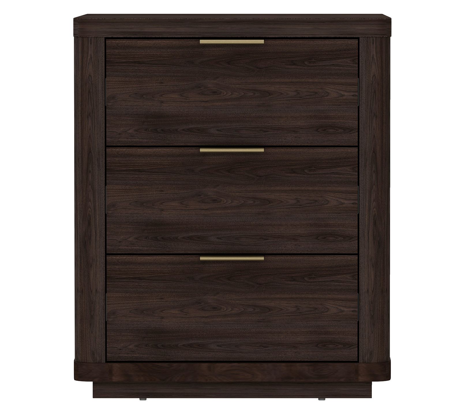 Manhattan Comfort Evelyn Nightstand with 3 Drawers