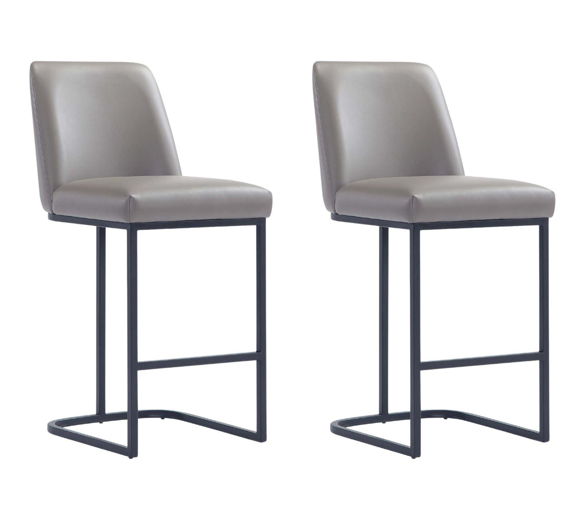 Manhattan Comfort Serena Upholstered Counter Stool - Set of 2