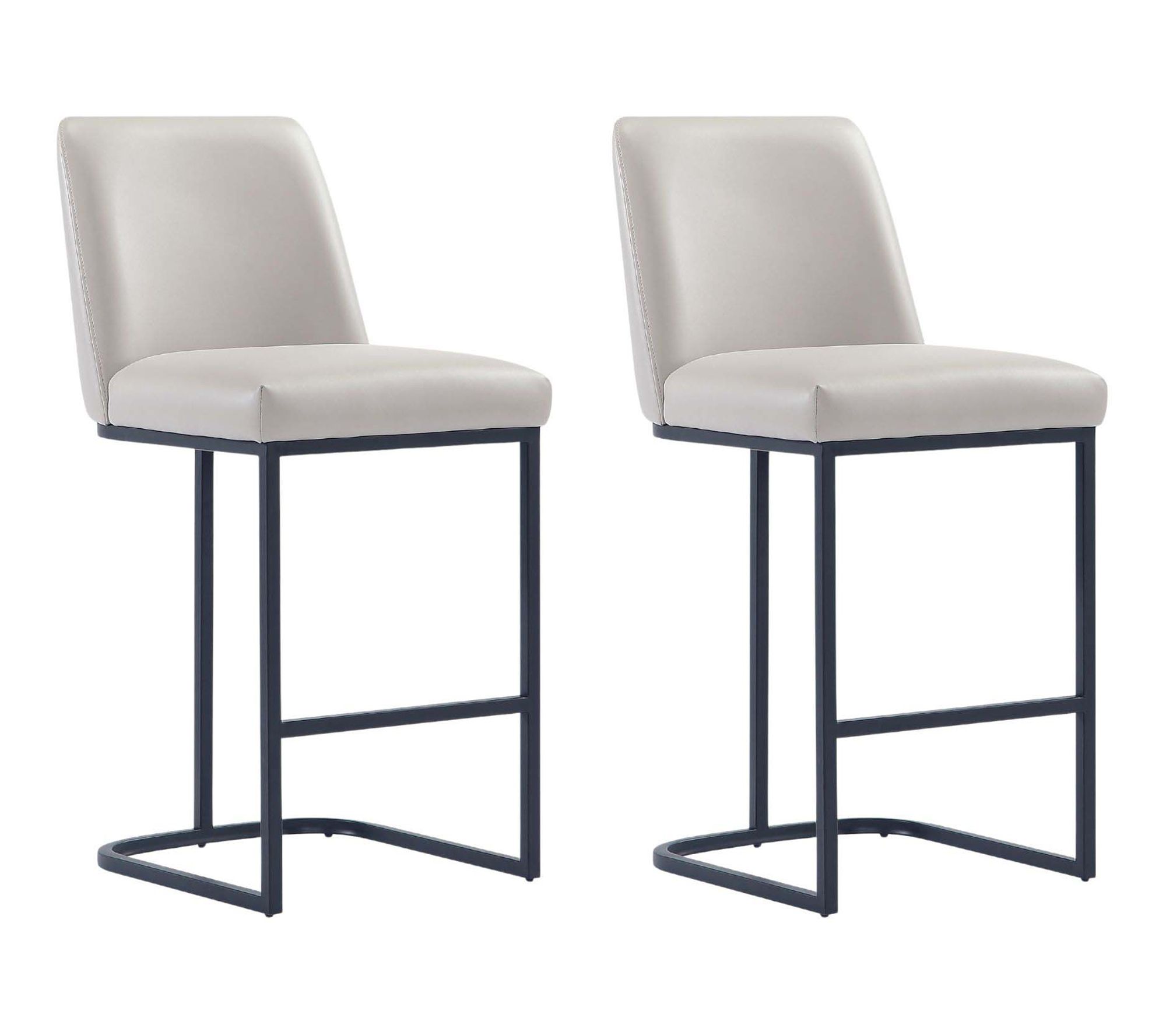 Manhattan Comfort Serena Upholstered Counter Stool - Set of 2