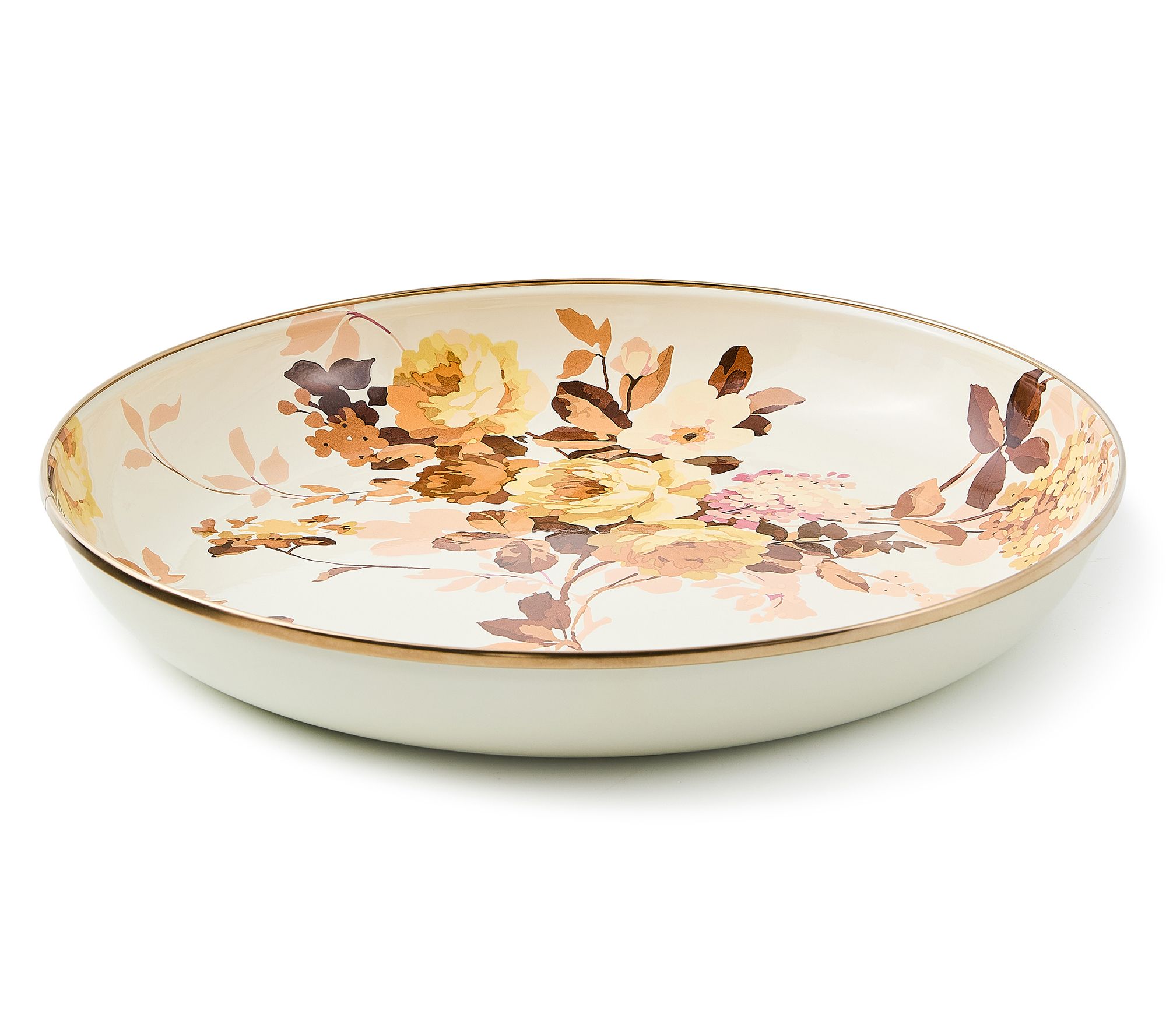 "As Is" MacKenzie- Childs Wild Rose Abundant Bowl