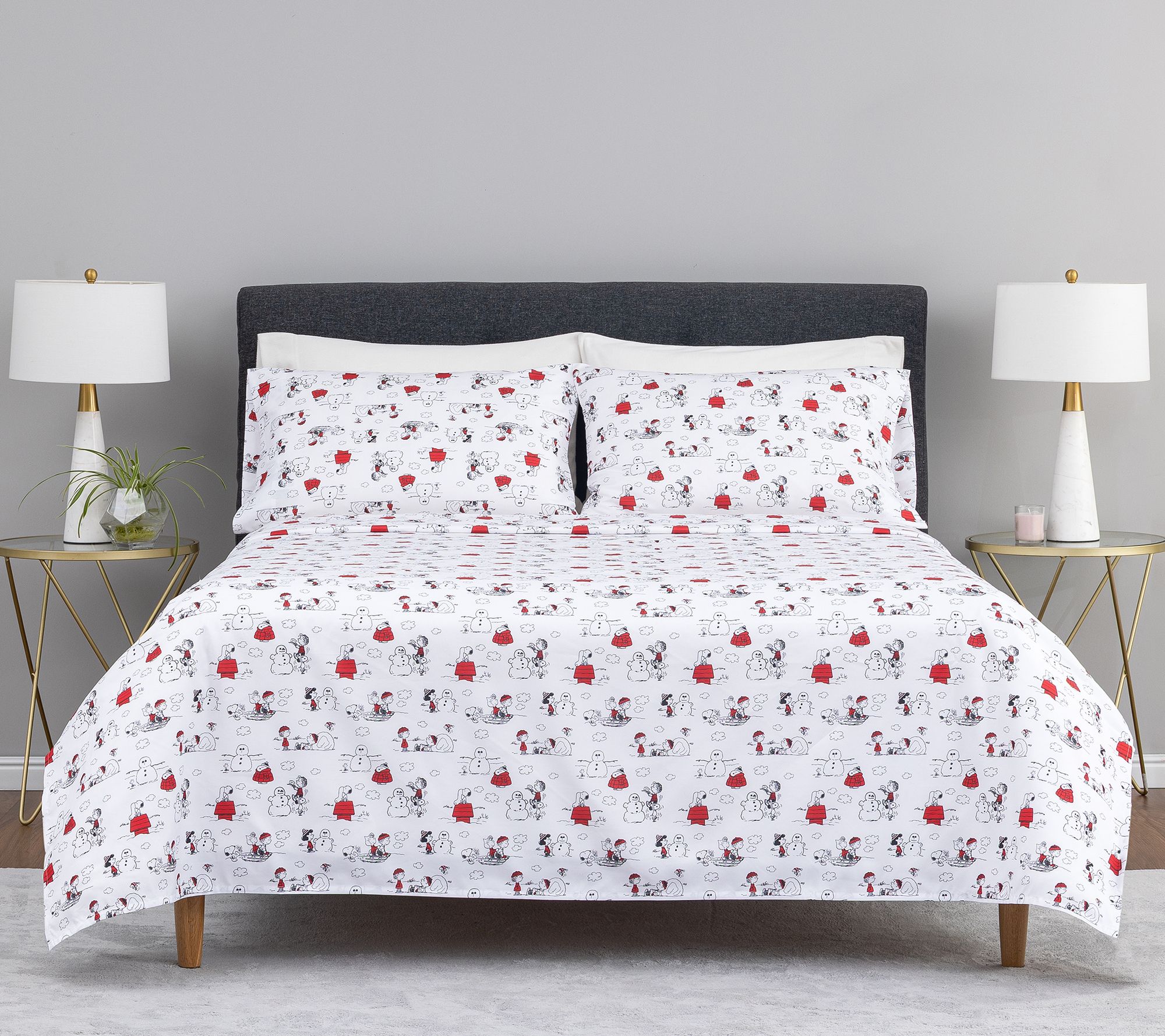 Berkshire Peanuts Holiday Sheet Set - Twin