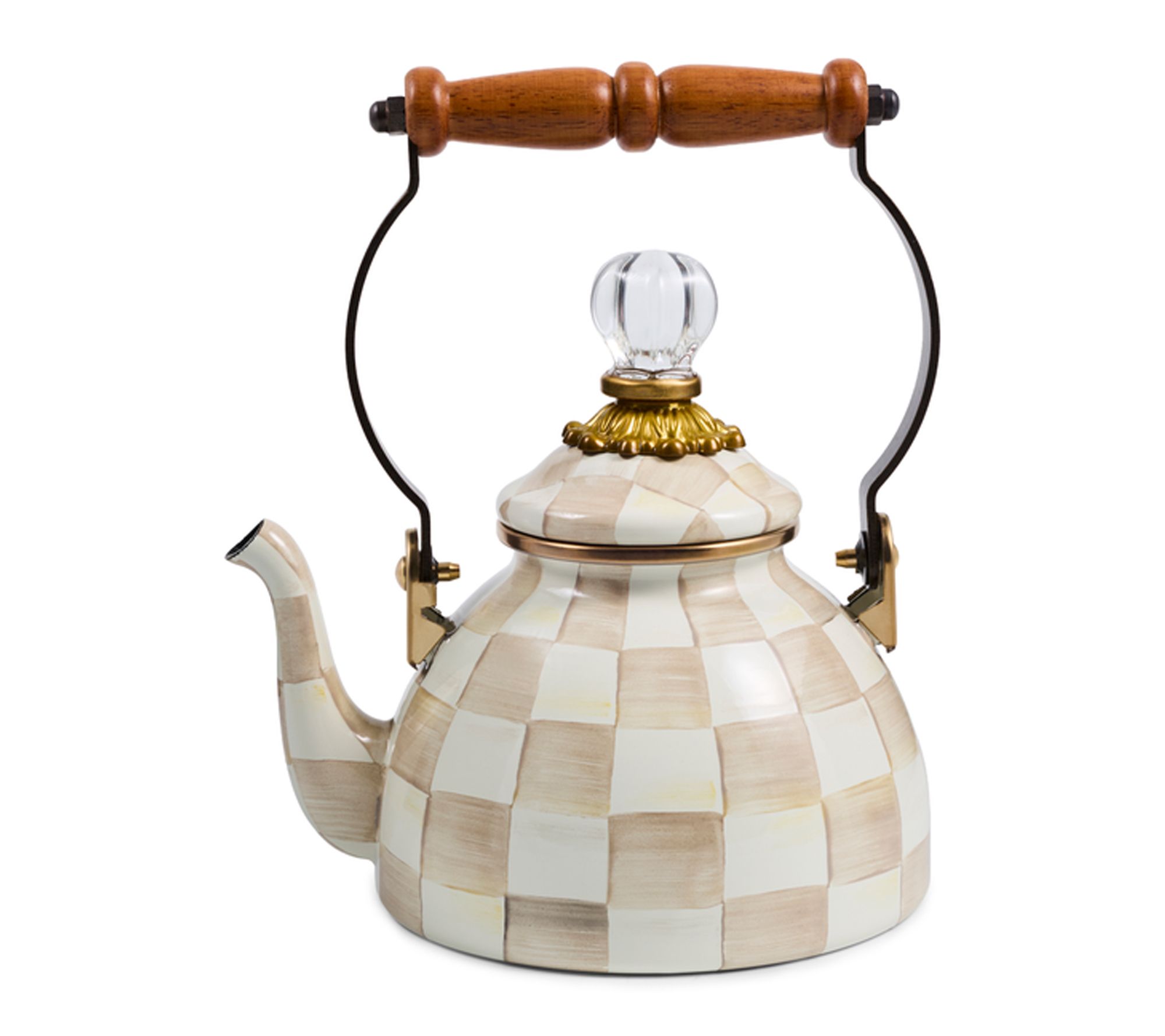 MacKenzie- Childs 1QT Enamel Tea Kettle