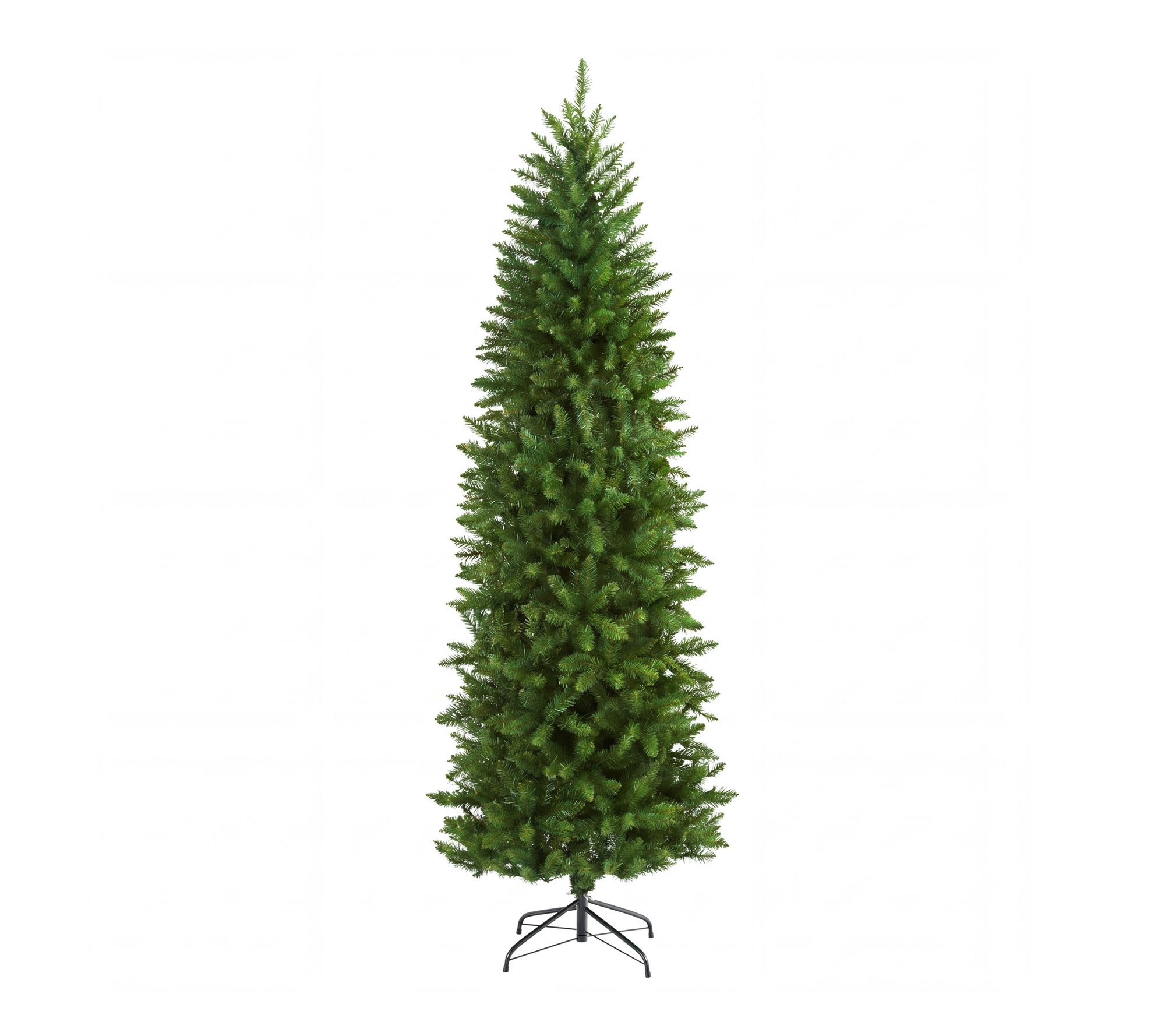 7-ft Slim Green Mountain Pine  Tree by Nearly Natural