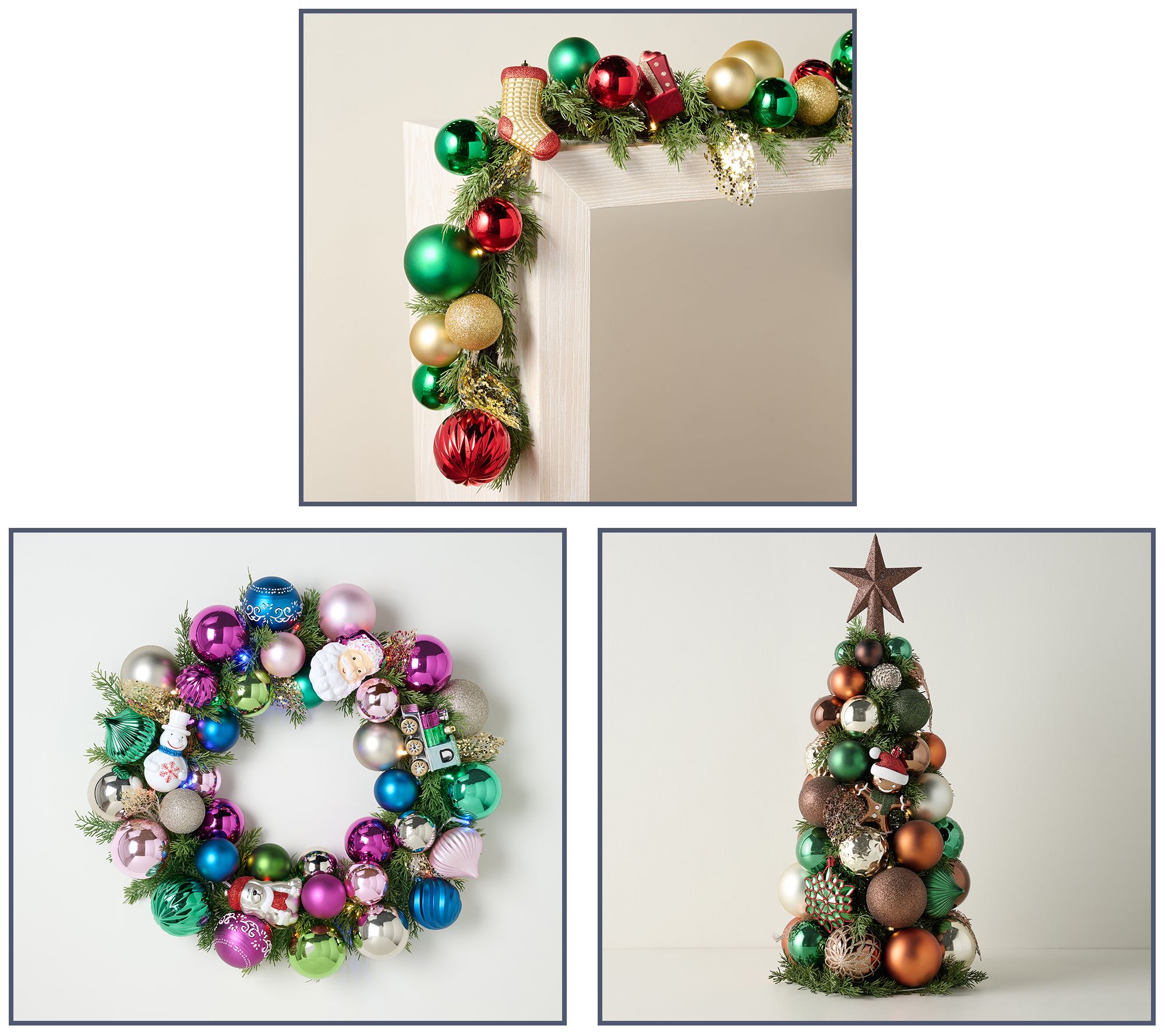 Kringle Express Lit Shatterproof Ornament Collection