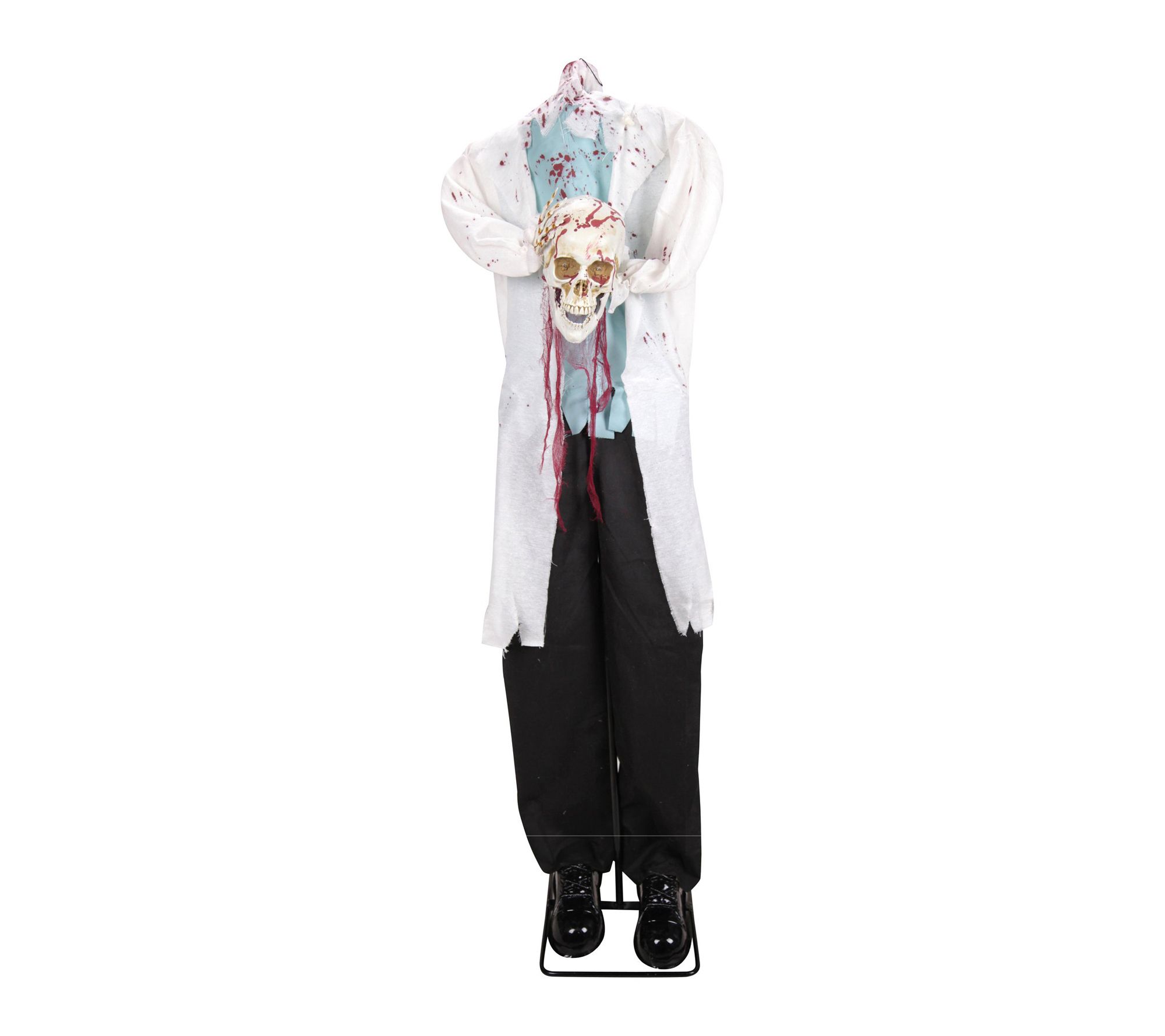Haunted Hill Farm 5.2-Ft. Shaking Headless Doctor Animatronic