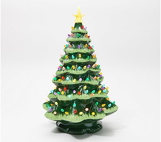 Mr. Christmas 14" Nostalgic Tree with Micro Bulbs