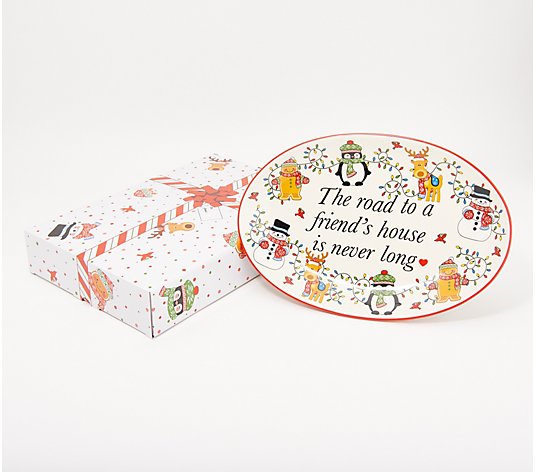 Temp-tations Seasonal Friendship Platter with Gift Box