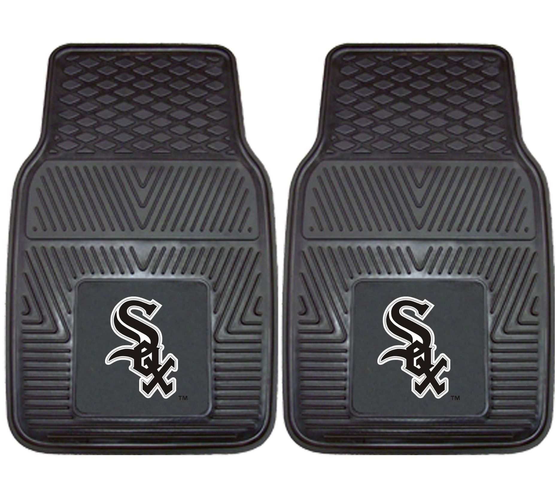 Chicago White Sox Heavy Duty Car Mat - Set of 2