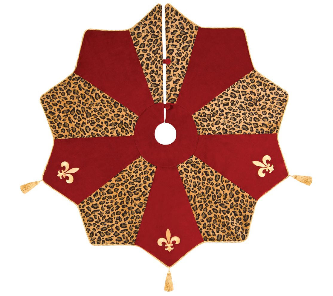 C&F Home Fleur De Lis Tree Skirt