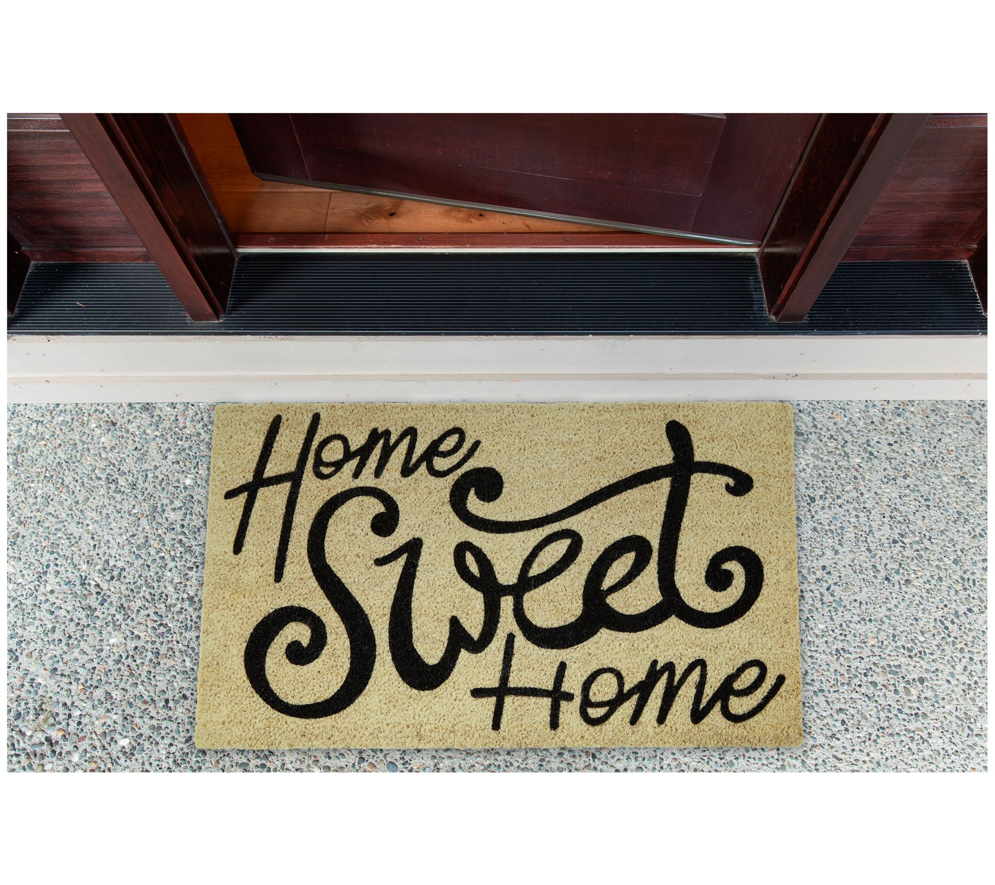 Design Imports Home Sweet Home 18x30 Doormat - QVC.com