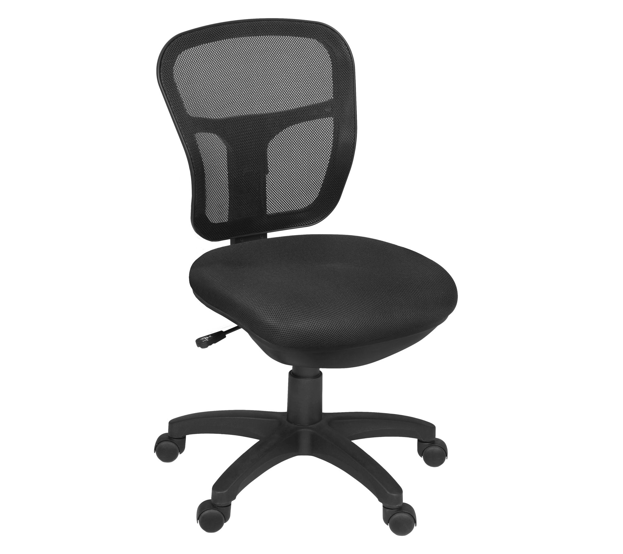 Harrison Armless Swivel Chair- Black