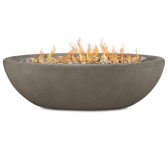 Real Flame Riverside Large Oval Fire Bowl