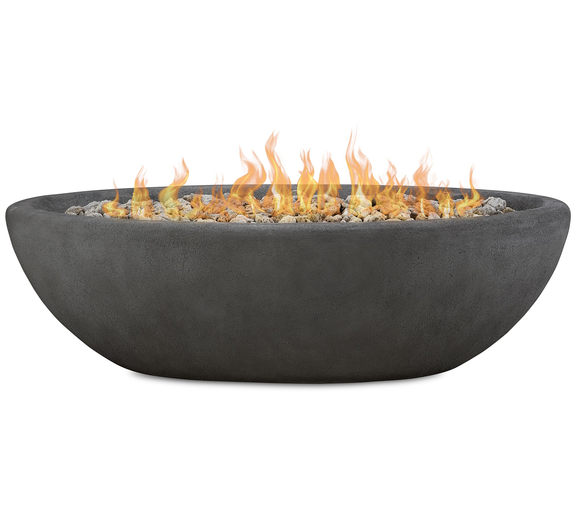 Real Flame Riverside Large Oval Fire Bowl