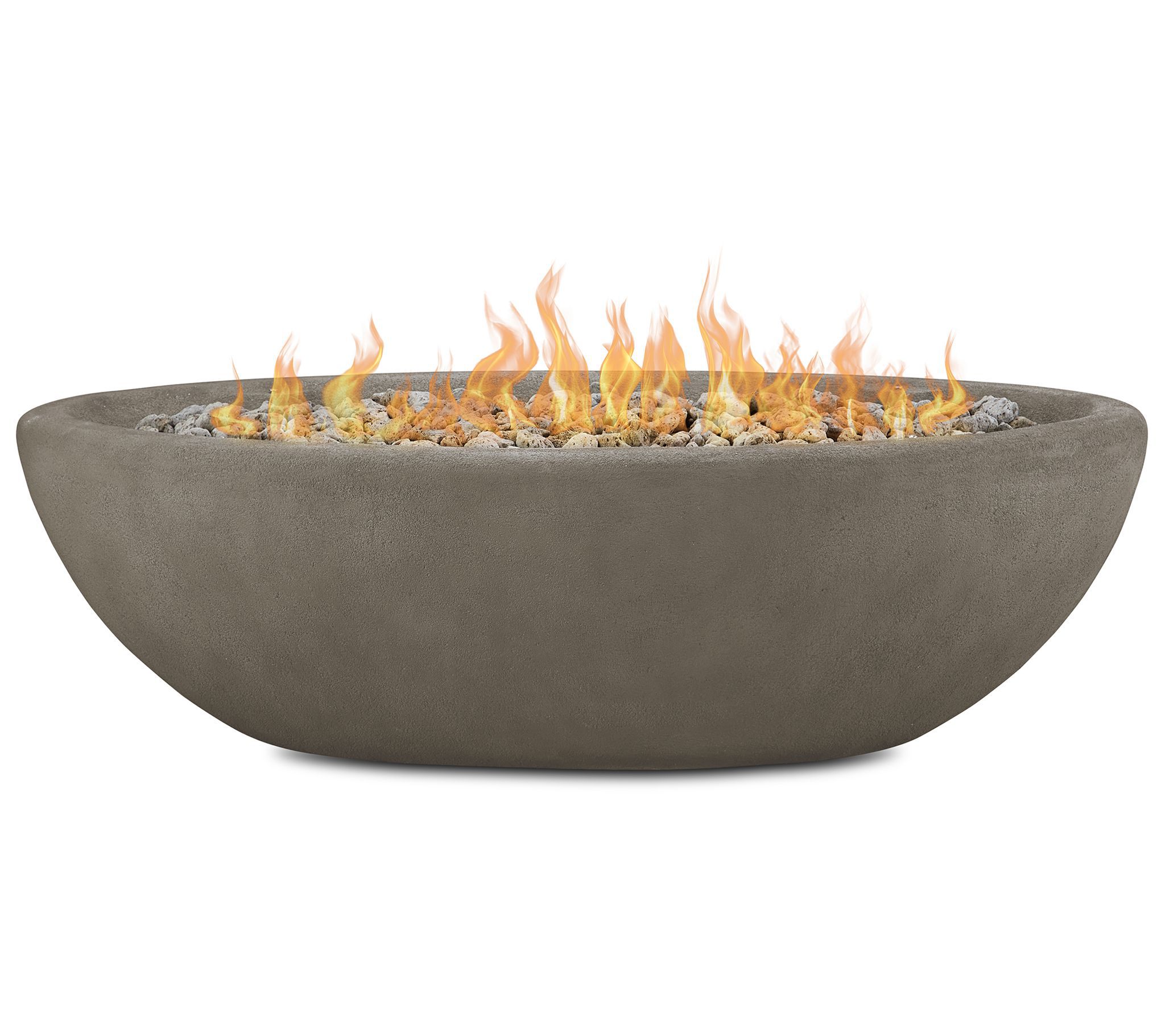Real Flame Riverside Large Oval Fire Bowl