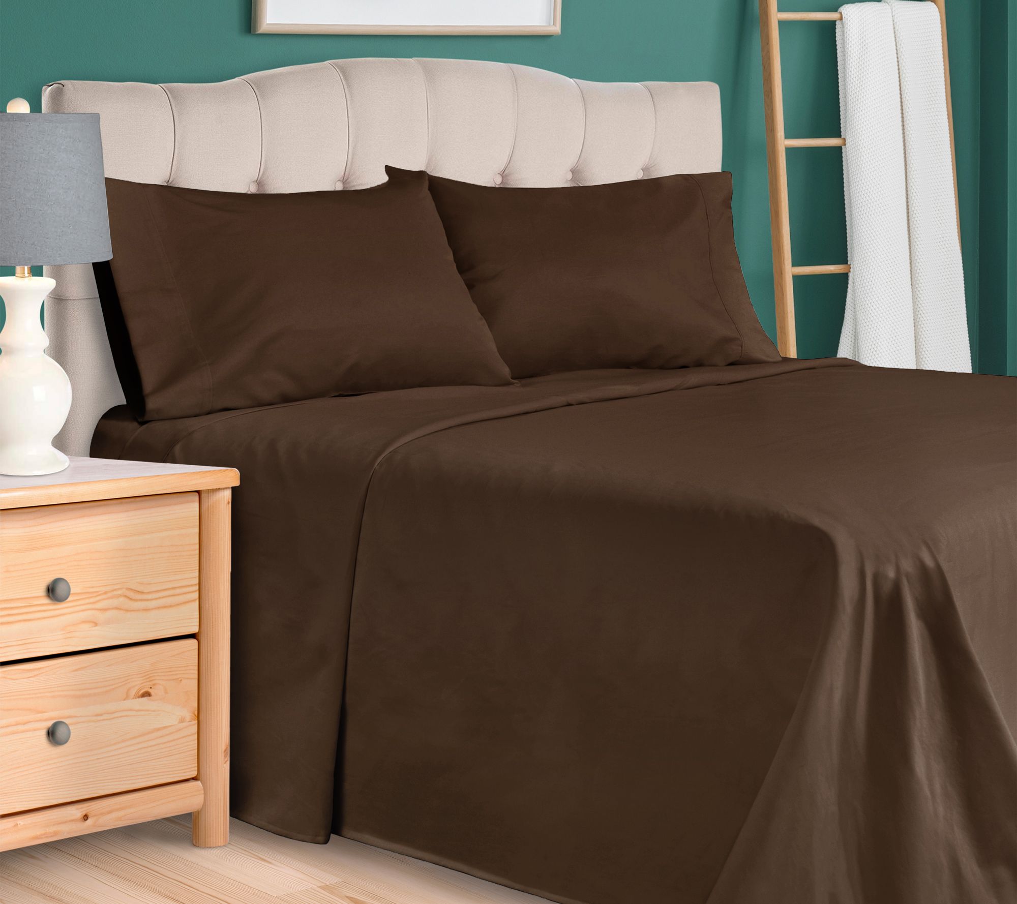 Superior 300 TC Egyptian Cotton Sheets Set, Split King