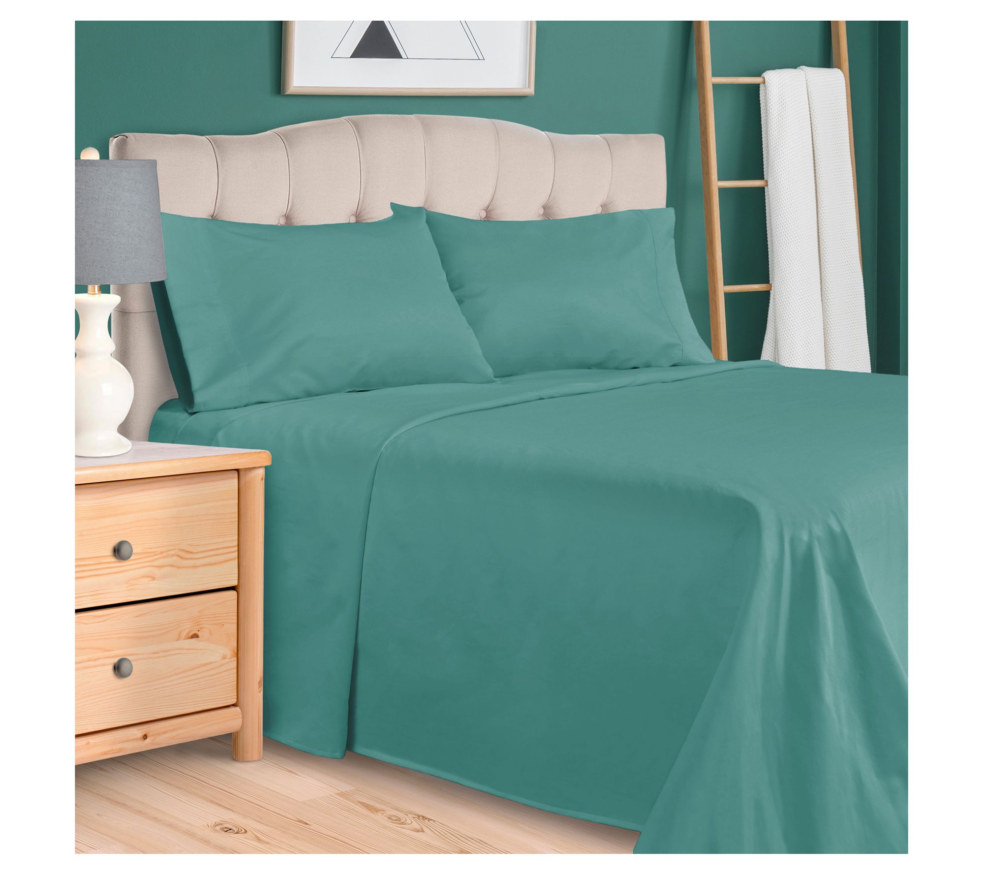 Superior 300 TC Egyptian Cotton Sheets Set, Split King