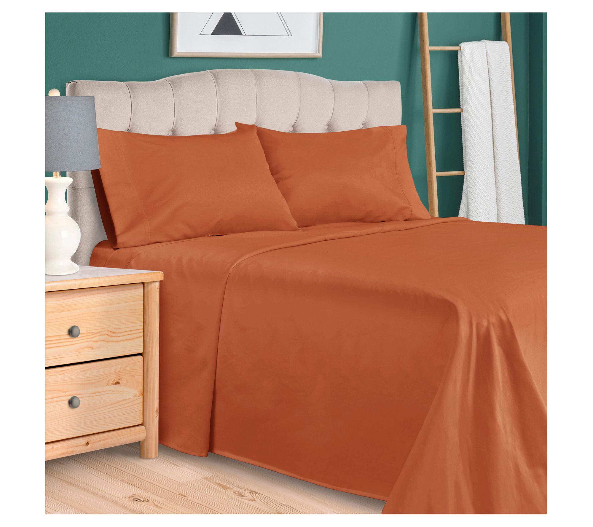 Superior 300 TC Egyptian Cotton Sheets Set, Split King