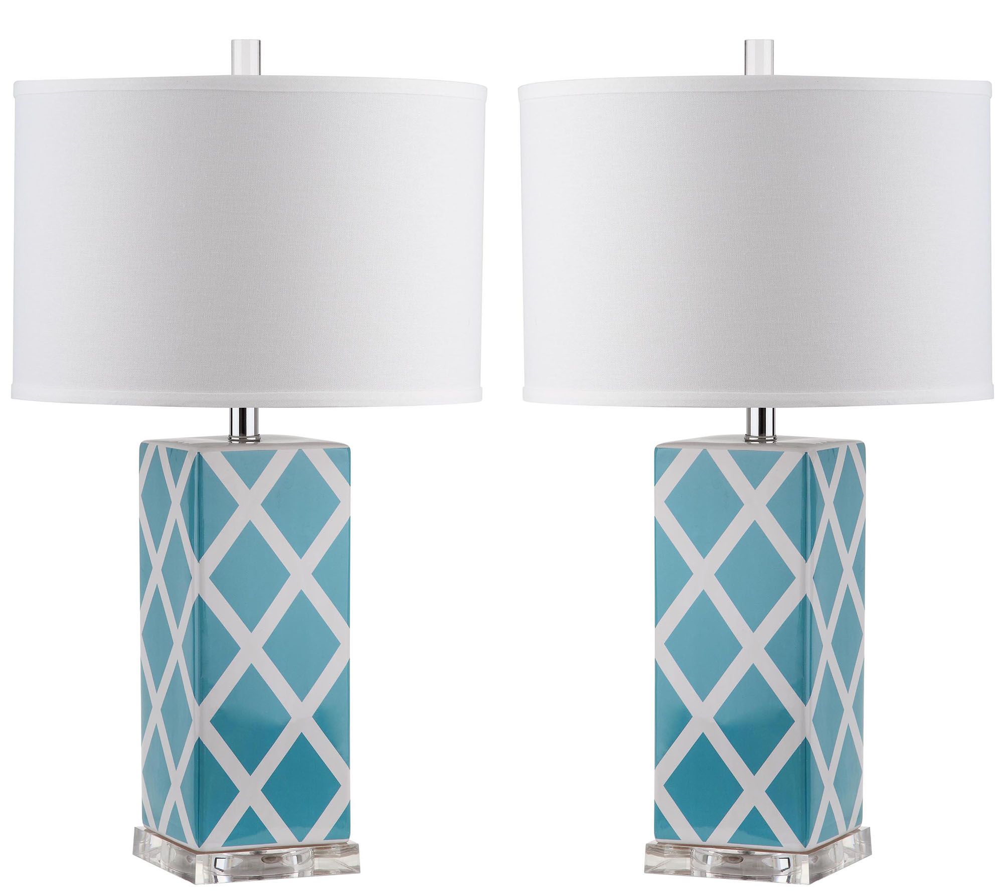 Safavieh Set of 2 Garden Lattice Table Lamps
