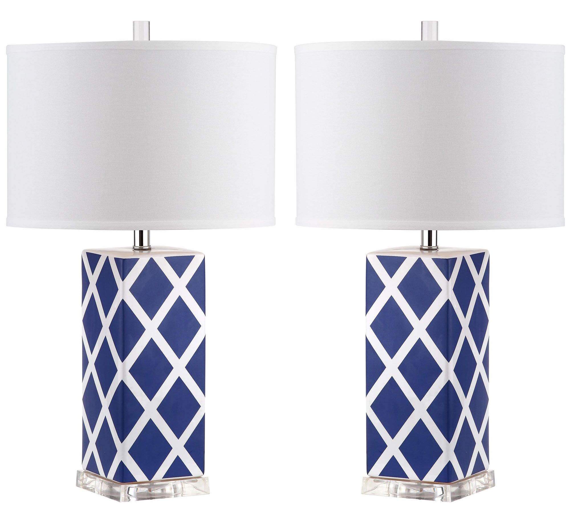 Safavieh Set of 2 Garden Lattice Table Lamps