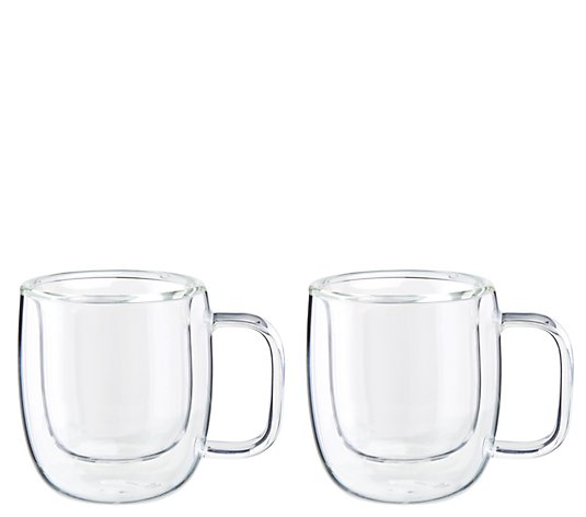 ZWILLING Sorrento Plus 2.7-oz Espresso Glass Mug Set of 2