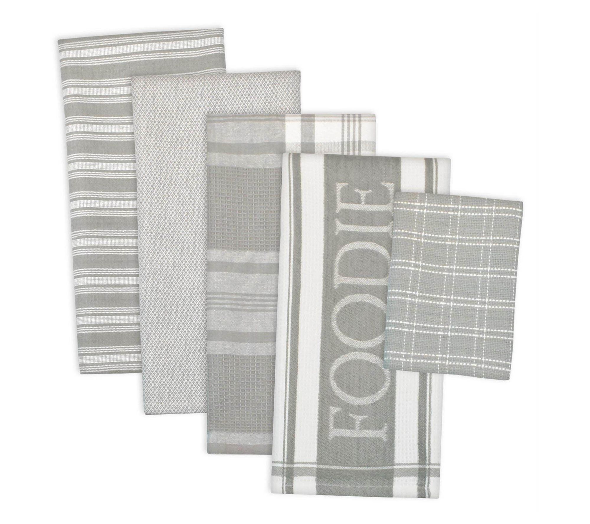 Design Imports 5-pc Foodie Kitchen Towels & Dish Cloth Set
