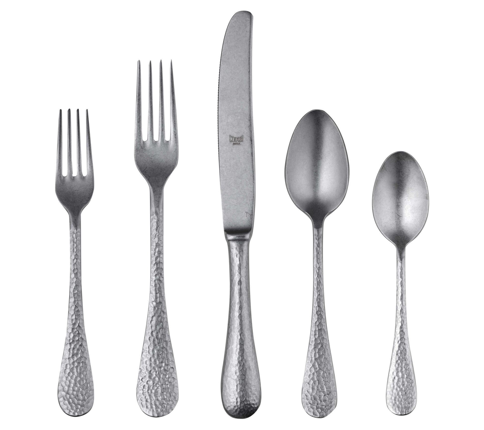 Mepra 20-Piece Place Setting Epoque, Pewter