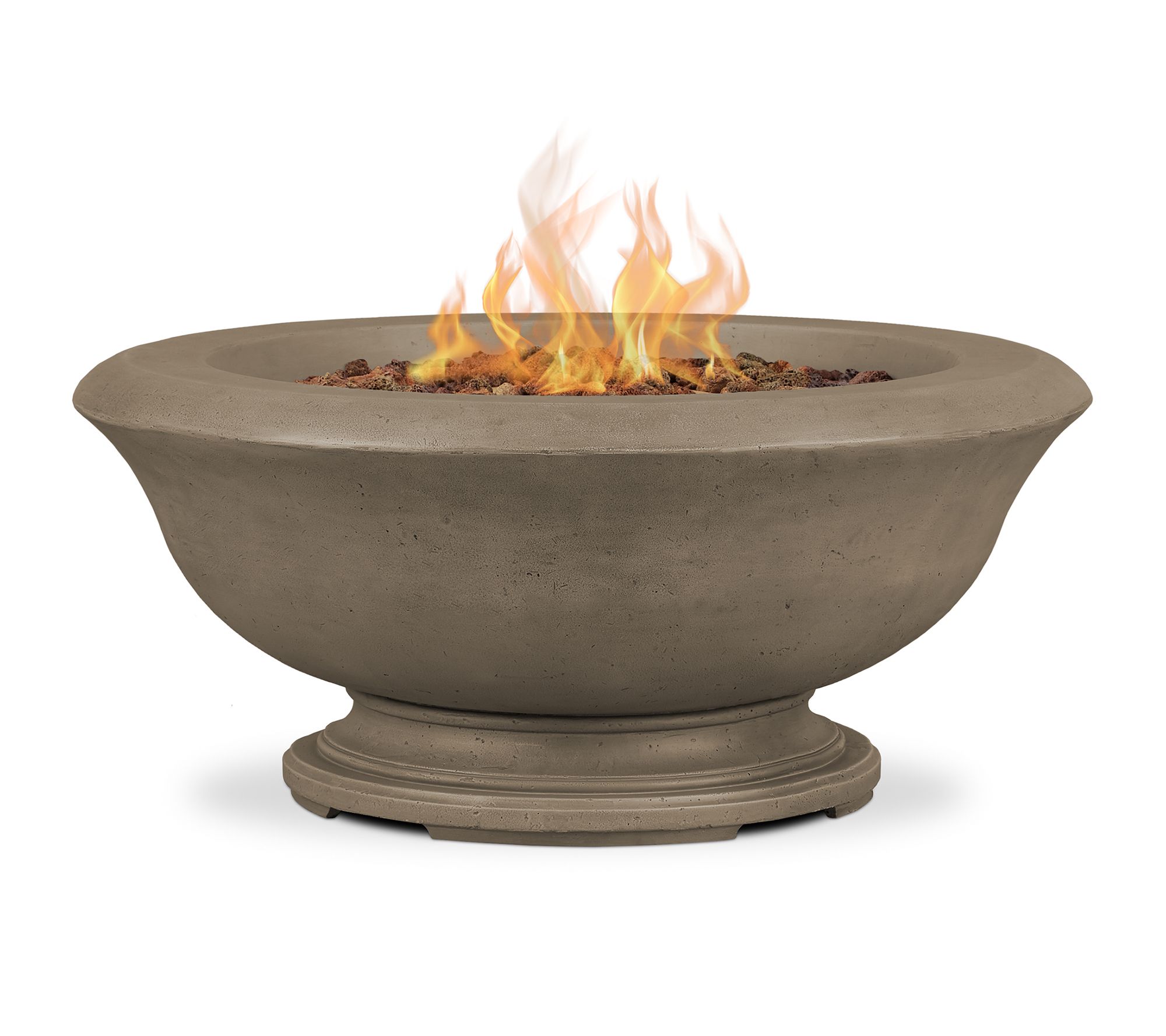 Real Flame Treviso Round Outdoor Gas Fire Pit