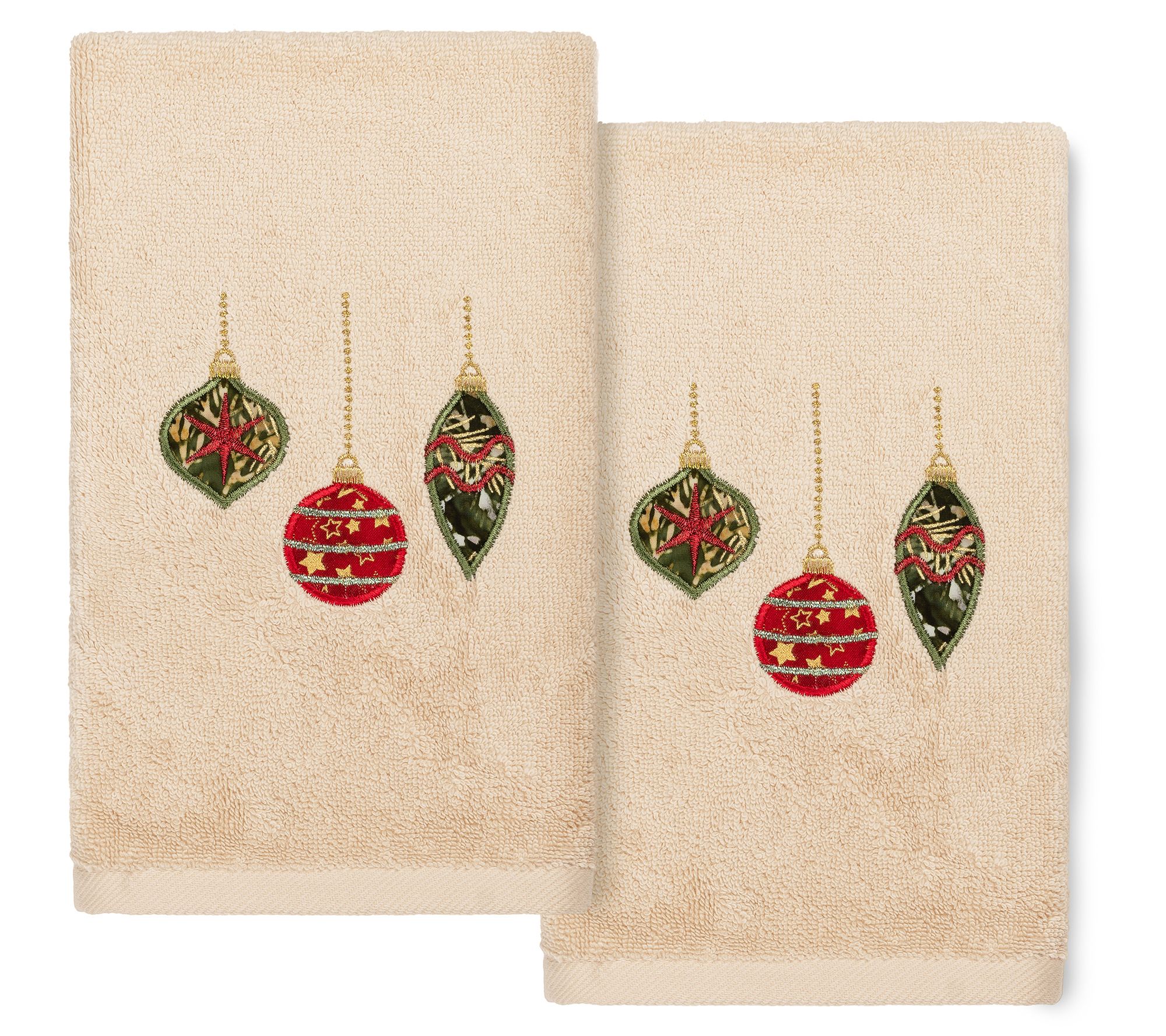 Linum Home Textiles Christmas Ornaments 2-PieceHand Towels